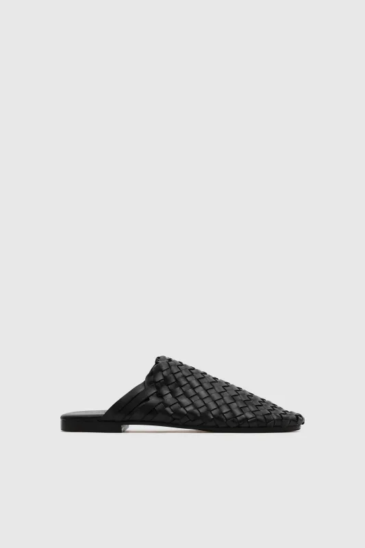 Bunto Woven Loafer - Black made by St. Agni