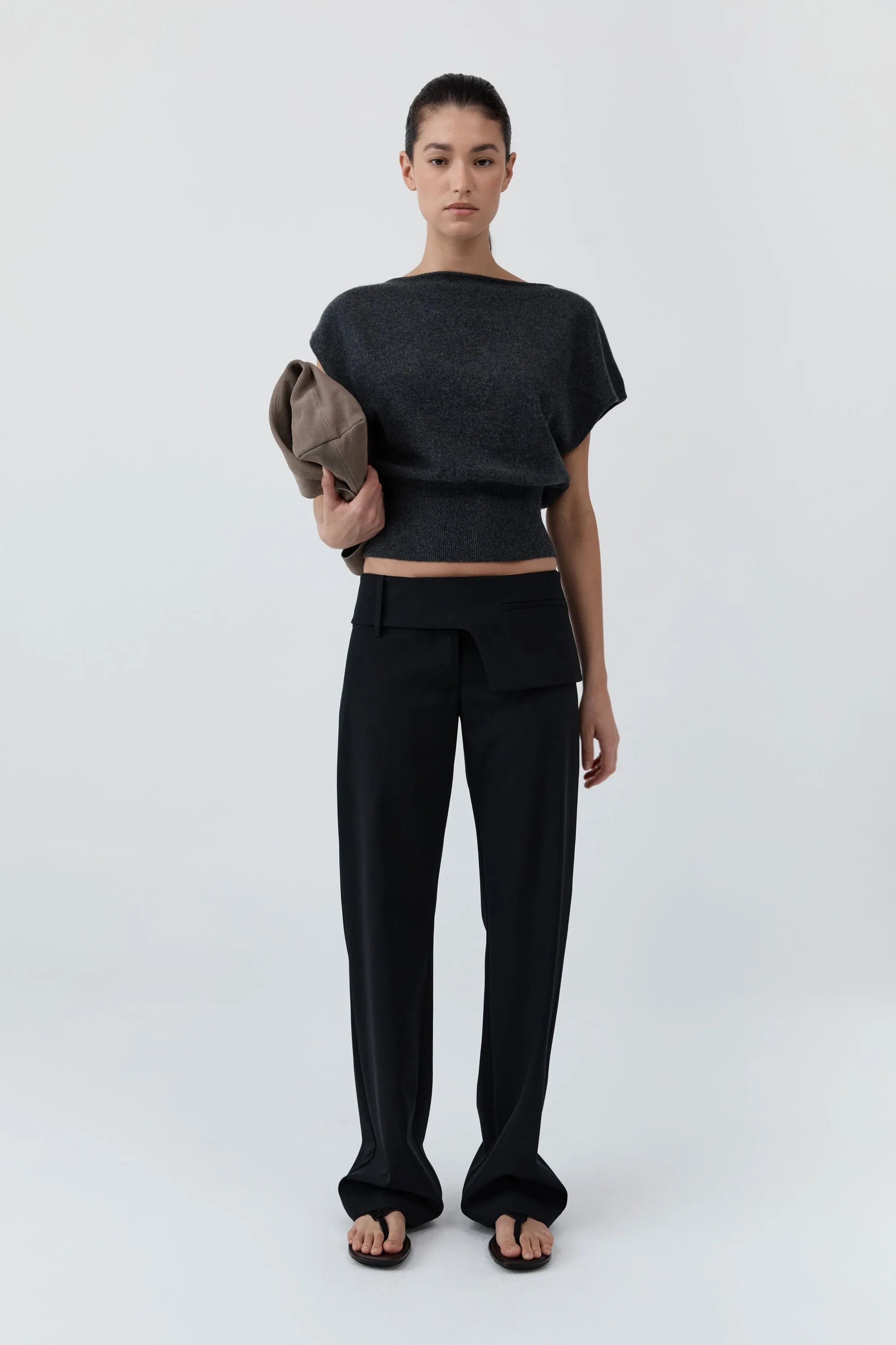 Belt Detail Pants - Black sold by St. Agni product image thumbnail 2