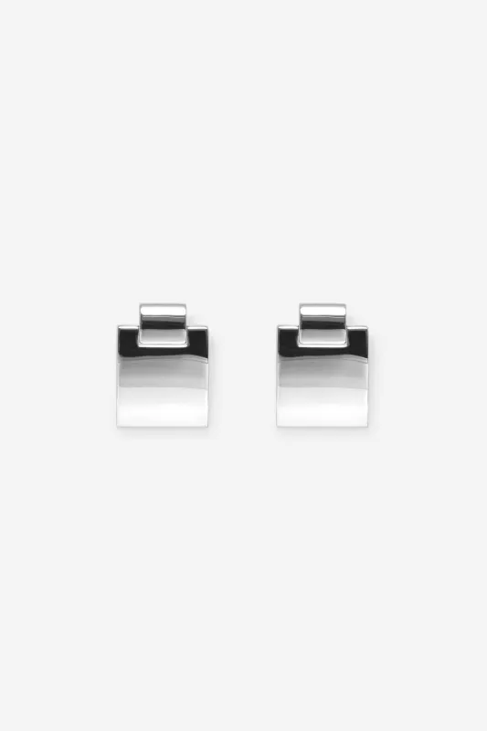 Square Mini Earrings - By Nina Gordon made by Nina Gordon