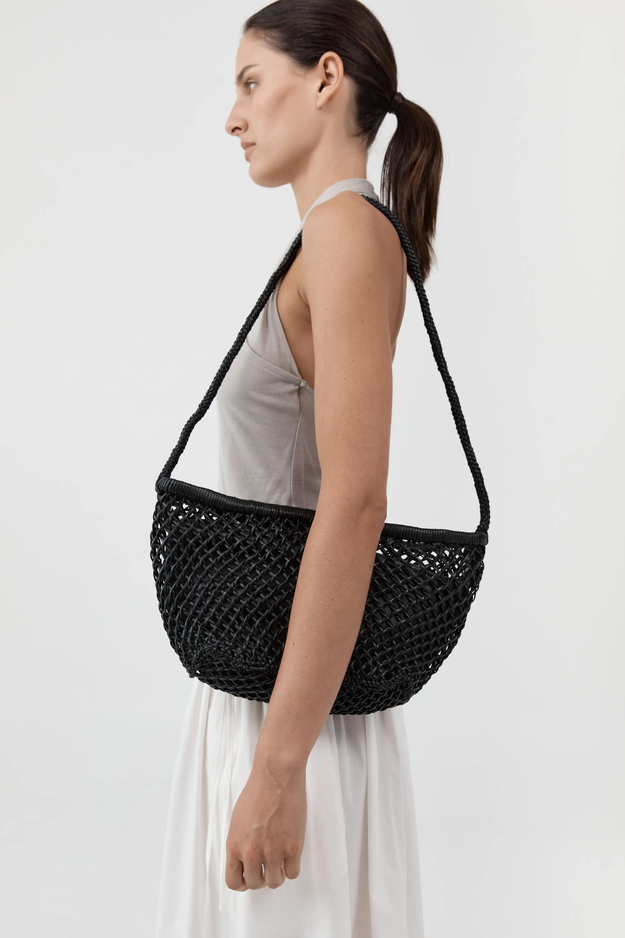 Mesh Crescent Bag - Black sold by St. Agni product image thumbnail 2