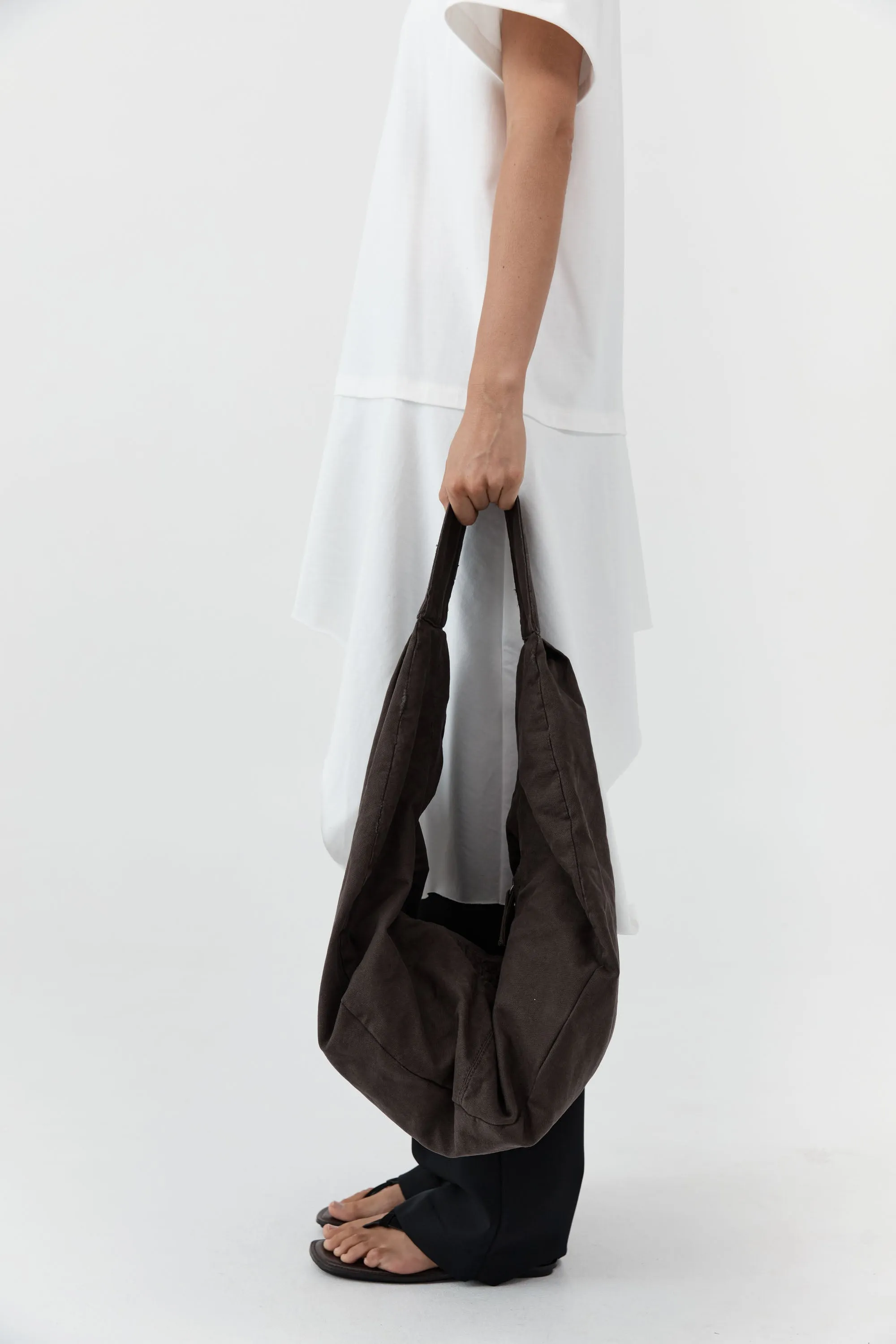 Canvas Large Crossbody Bag - Ash sold by St. Agni product image thumbnail 2