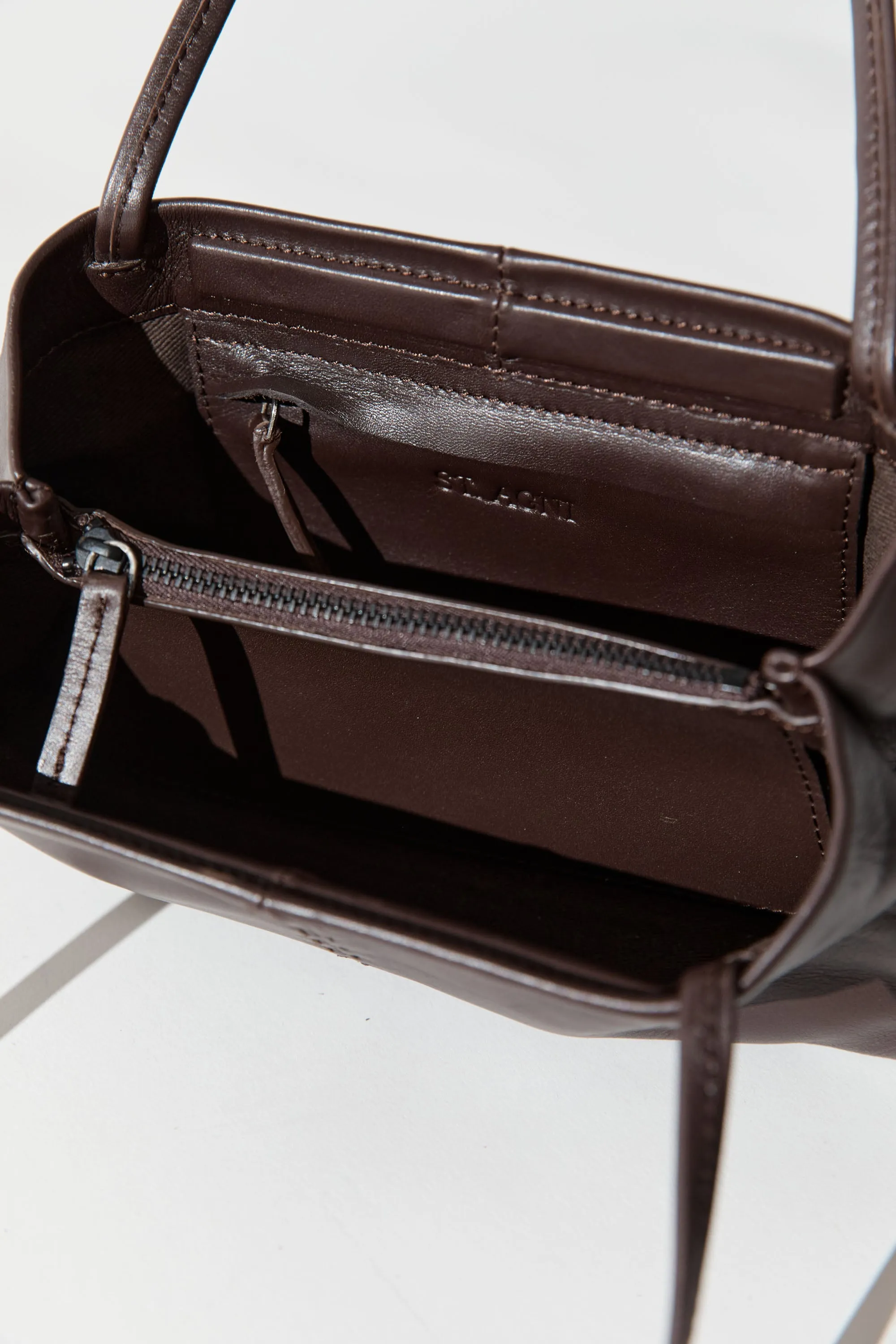 Petit Origami Bag - Coffee sold by St. Agni product image thumbnail 4