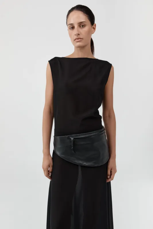 Soft Belt Bag - Black made by St. Agni