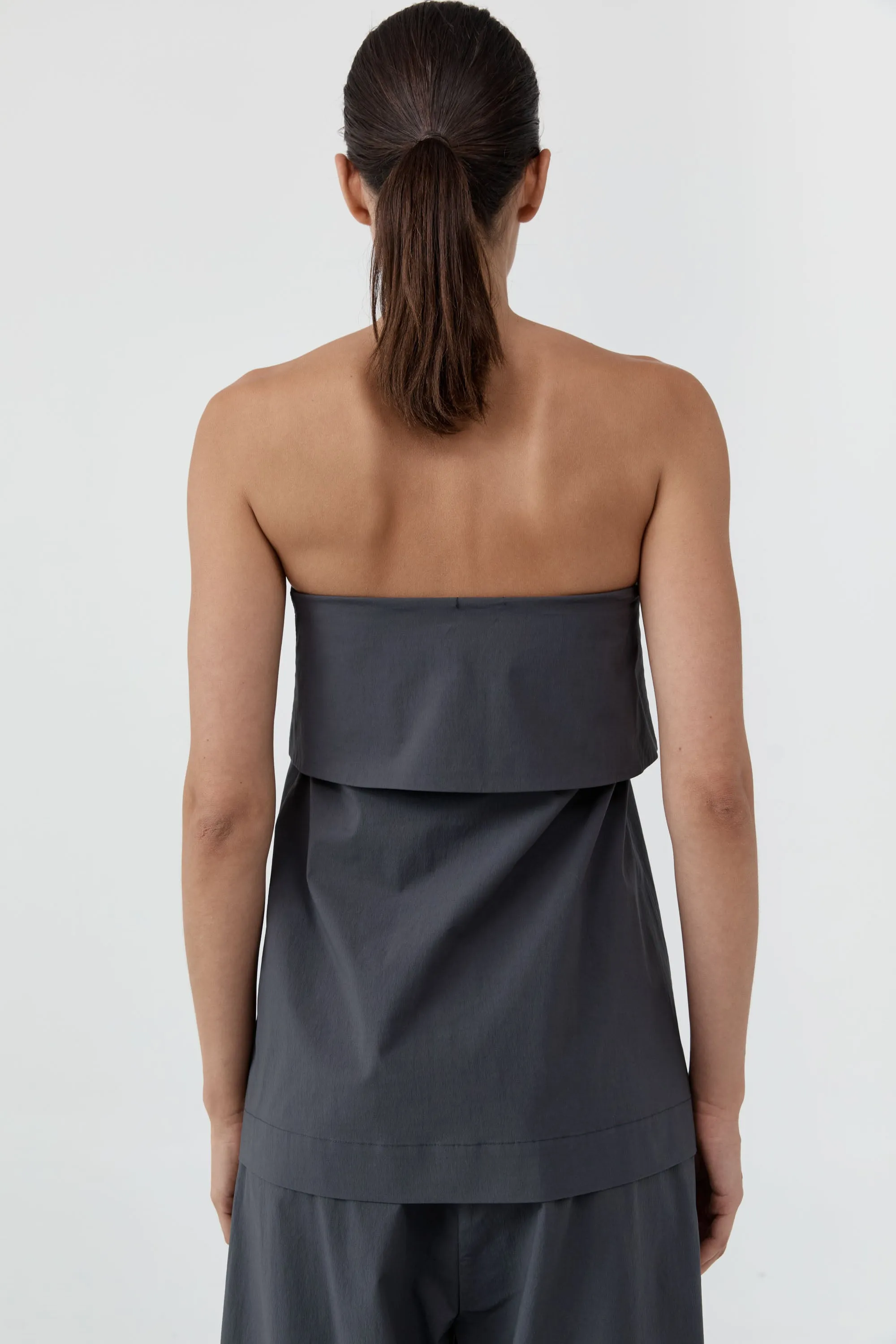 Strapless Wrap Top - Iron Glaze sold by St. Agni product image thumbnail 4