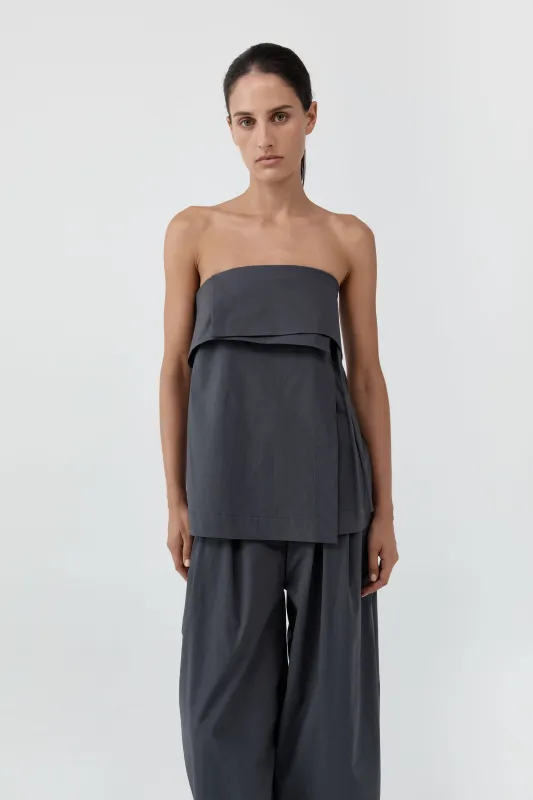 Strapless Wrap Top - Iron Glaze made by St. Agni
