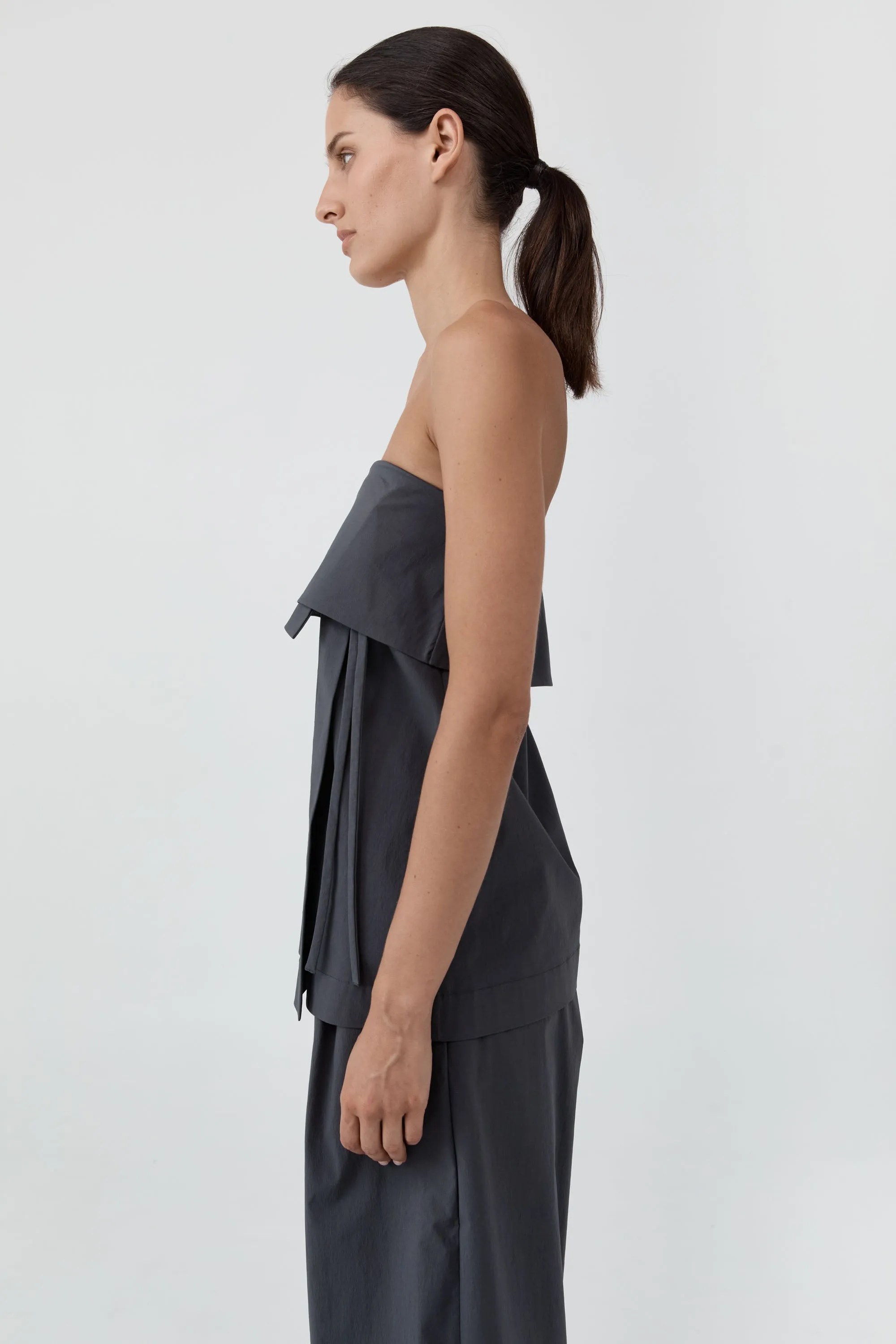 Strapless Wrap Top - Iron Glaze sold by St. Agni product image thumbnail 3