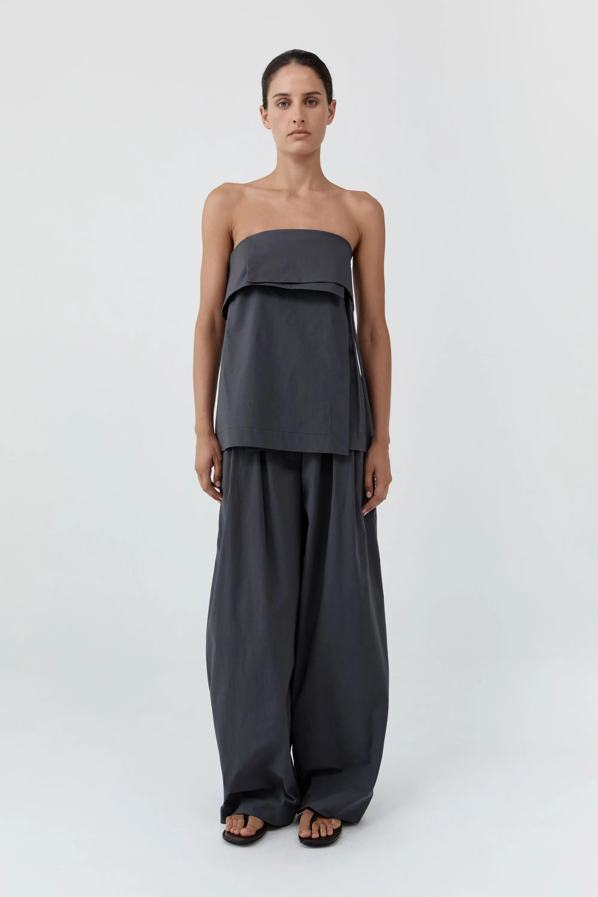 Strapless Wrap Top - Iron Glaze sold by St. Agni product image thumbnail 2