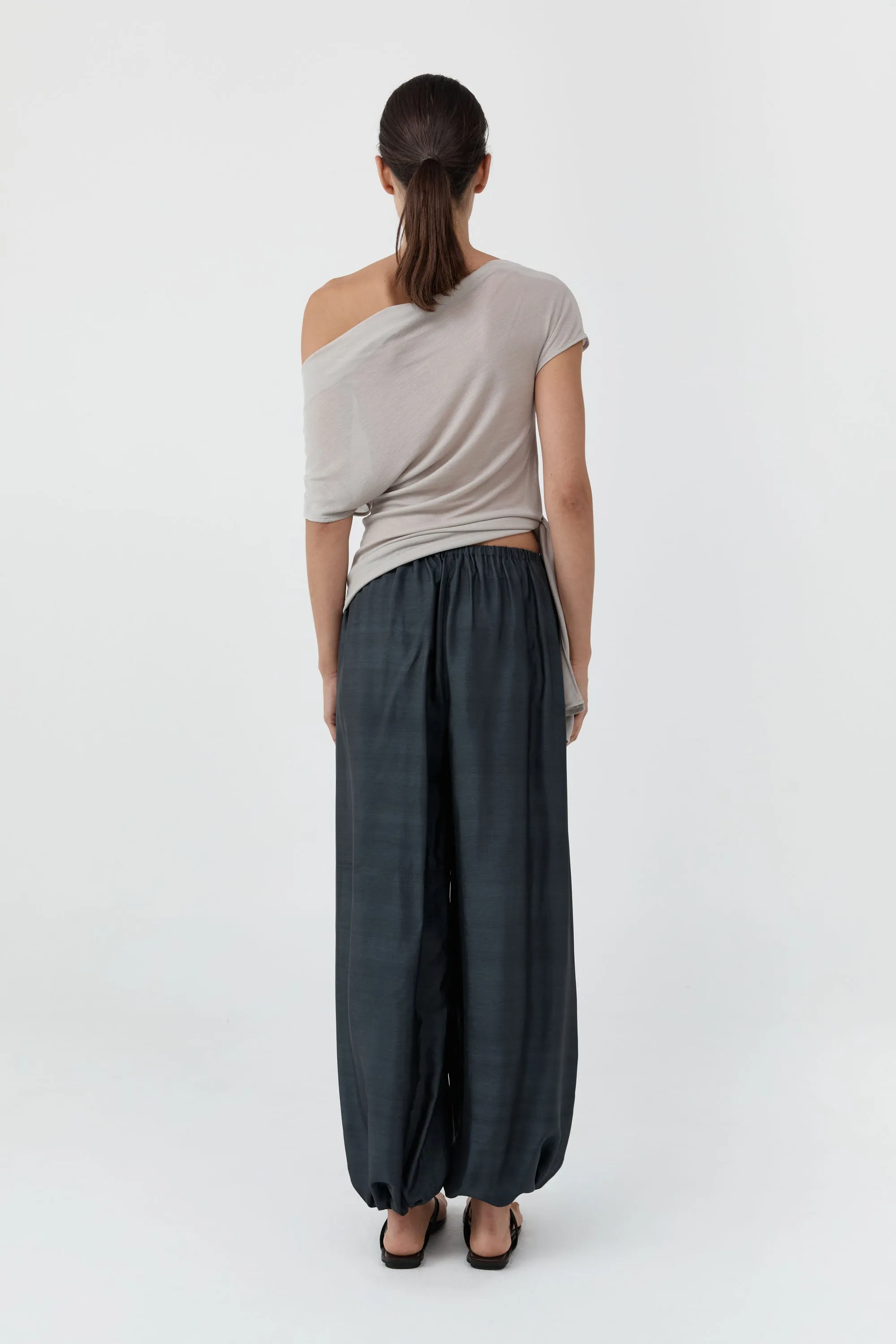 Fine Jersey Off Shoulder Top - Soft Ash sold by St. Agni product image thumbnail 4