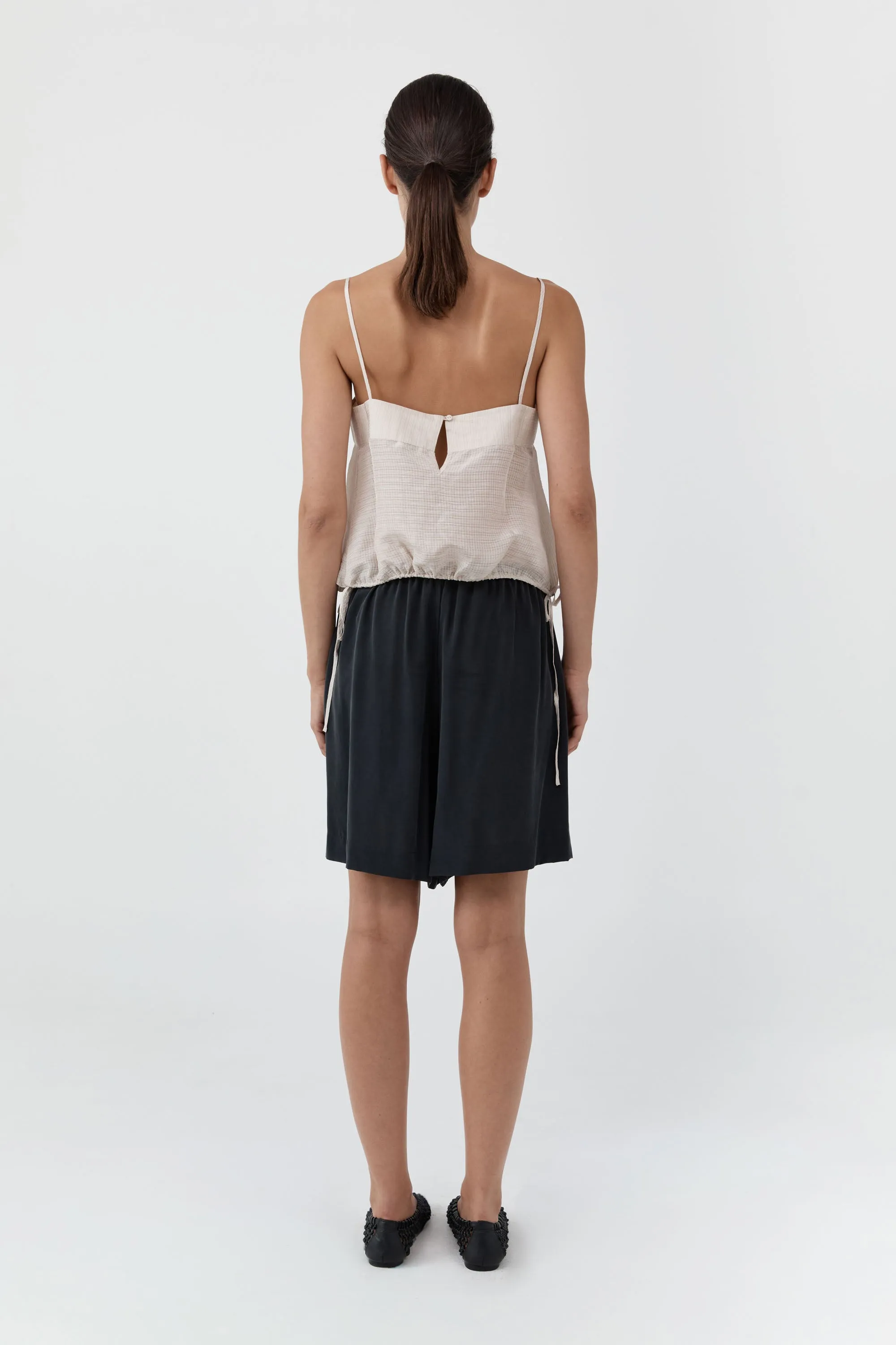 Silk Everyday Relaxed Shorts - Black sold by St. Agni product image thumbnail 4
