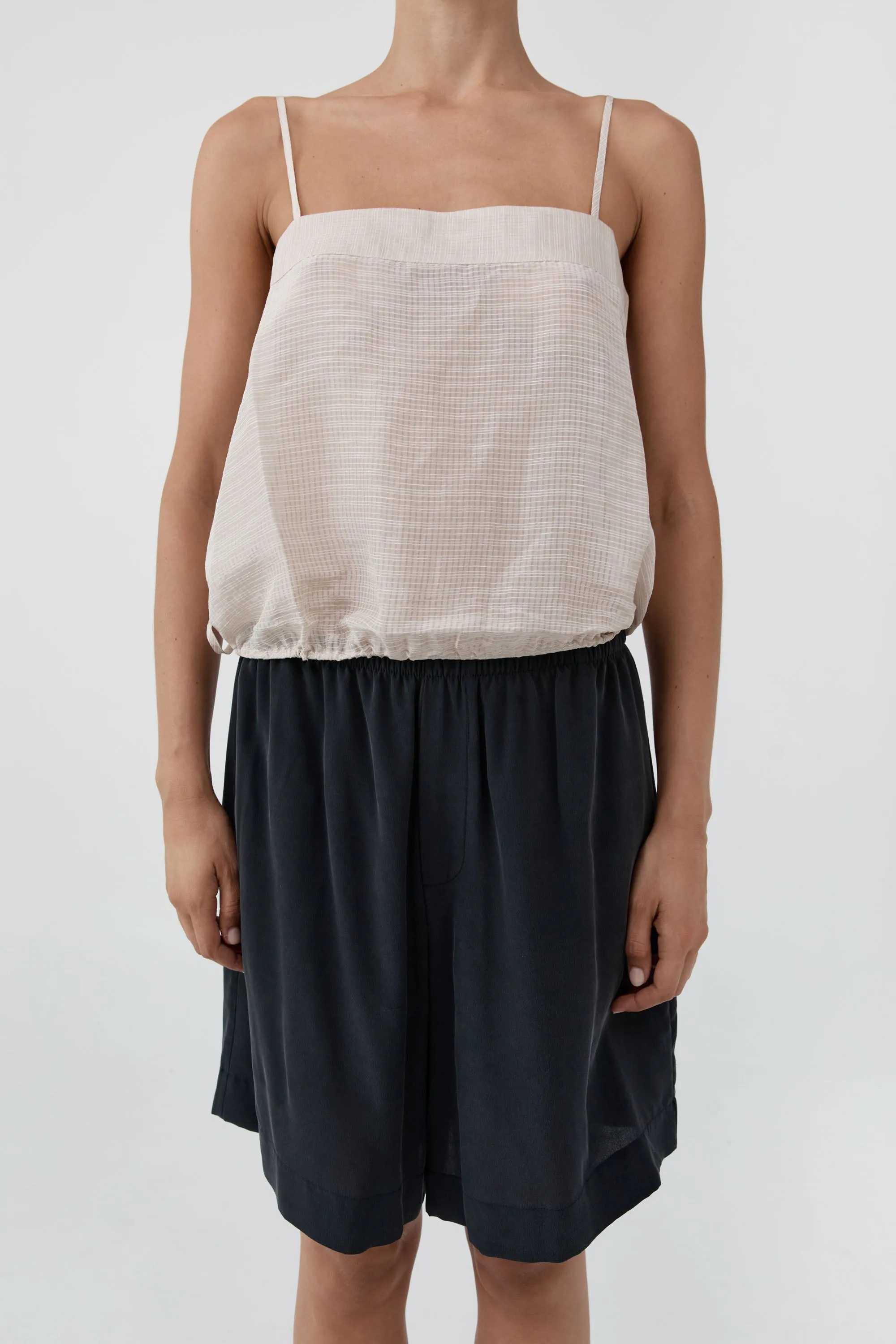 Silk Everyday Relaxed Shorts - Black sold by St. Agni product image thumbnail 5
