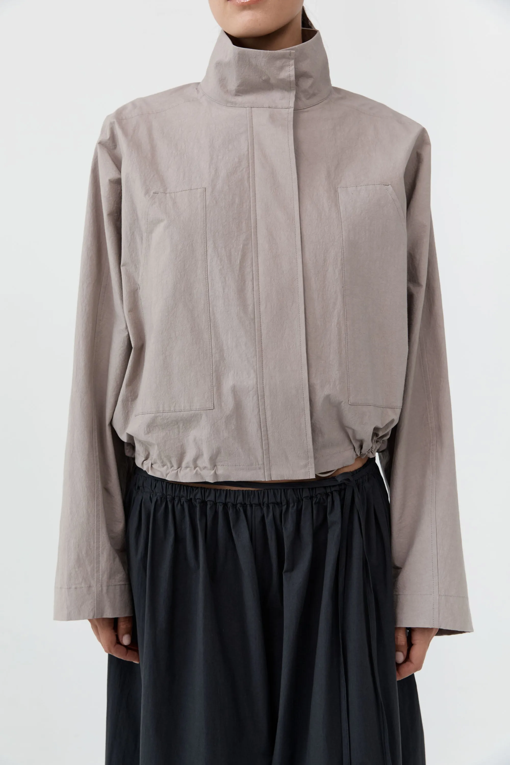 Technical Cotton Carpenter Jacket - Grey Stone sold by St. Agni product image thumbnail 2