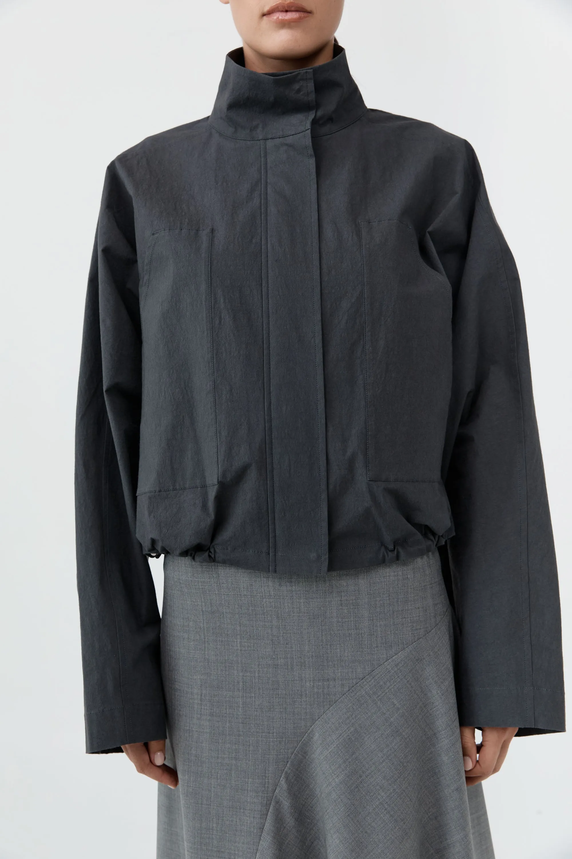 Technical Cotton Carpenter Jacket - Iron Glaze sold by St. Agni product image thumbnail 2