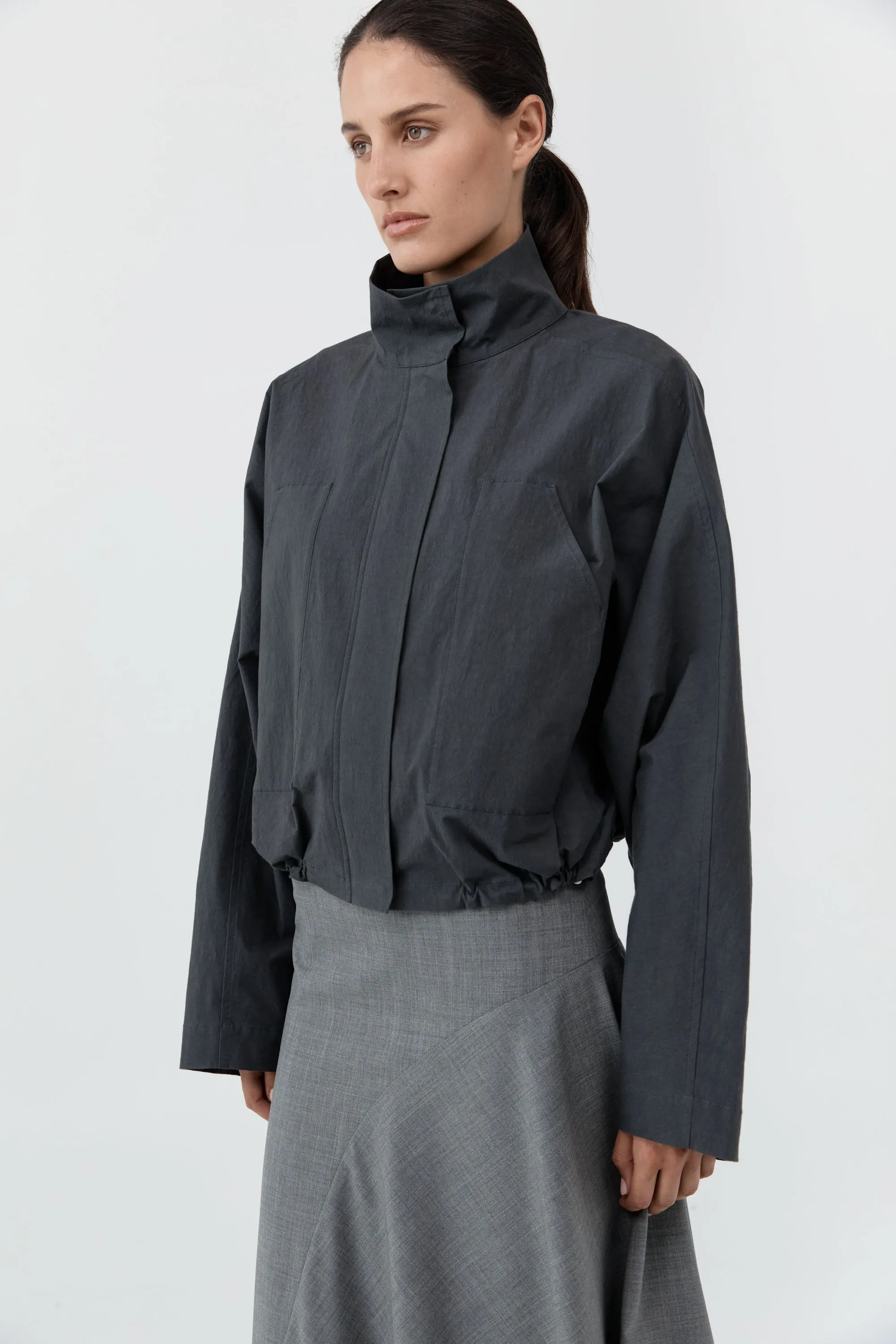 Technical Cotton Carpenter Jacket - Iron Glaze sold by St. Agni product image thumbnail 5
