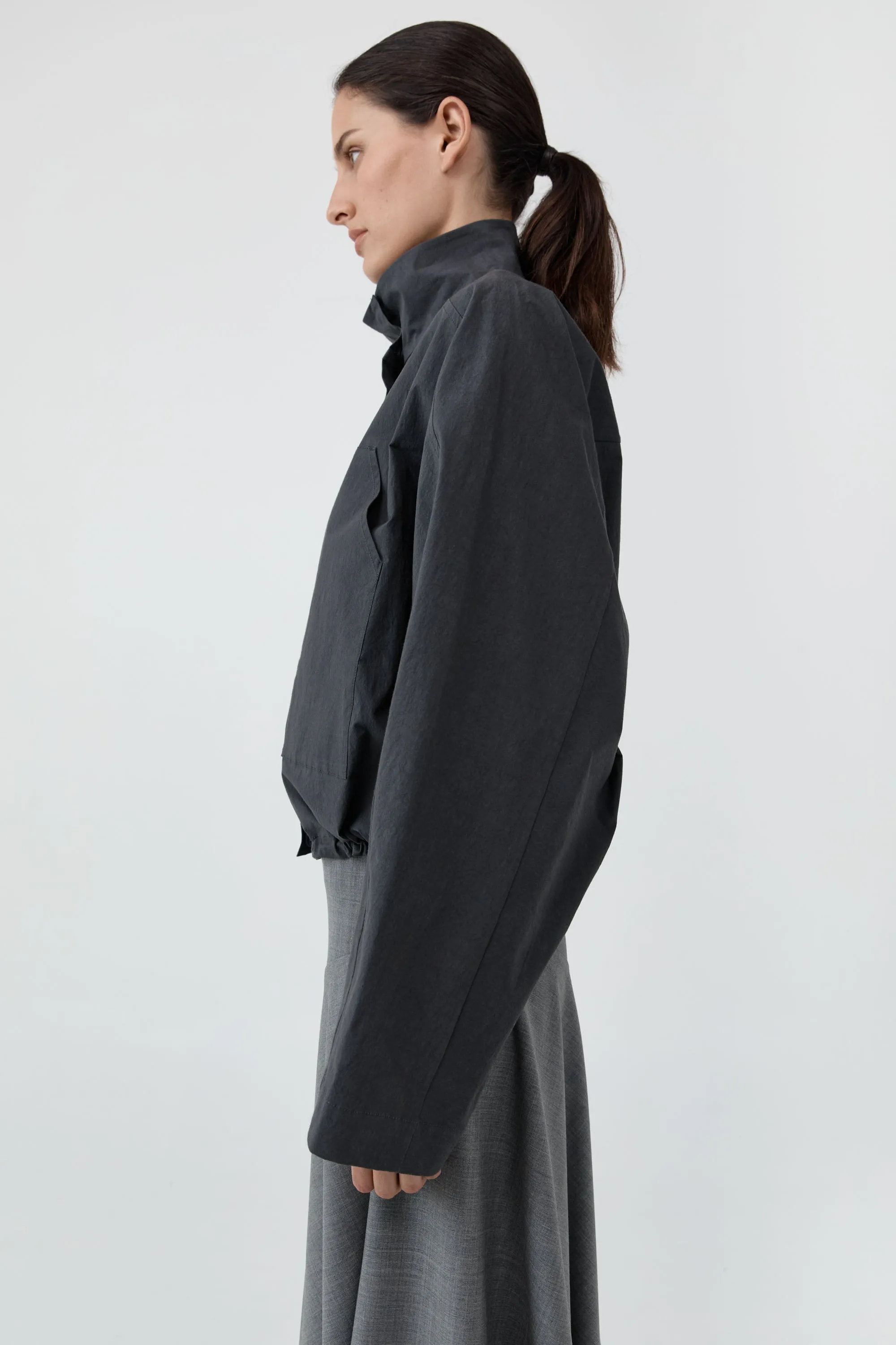 Technical Cotton Carpenter Jacket - Iron Glaze sold by St. Agni product image thumbnail 3