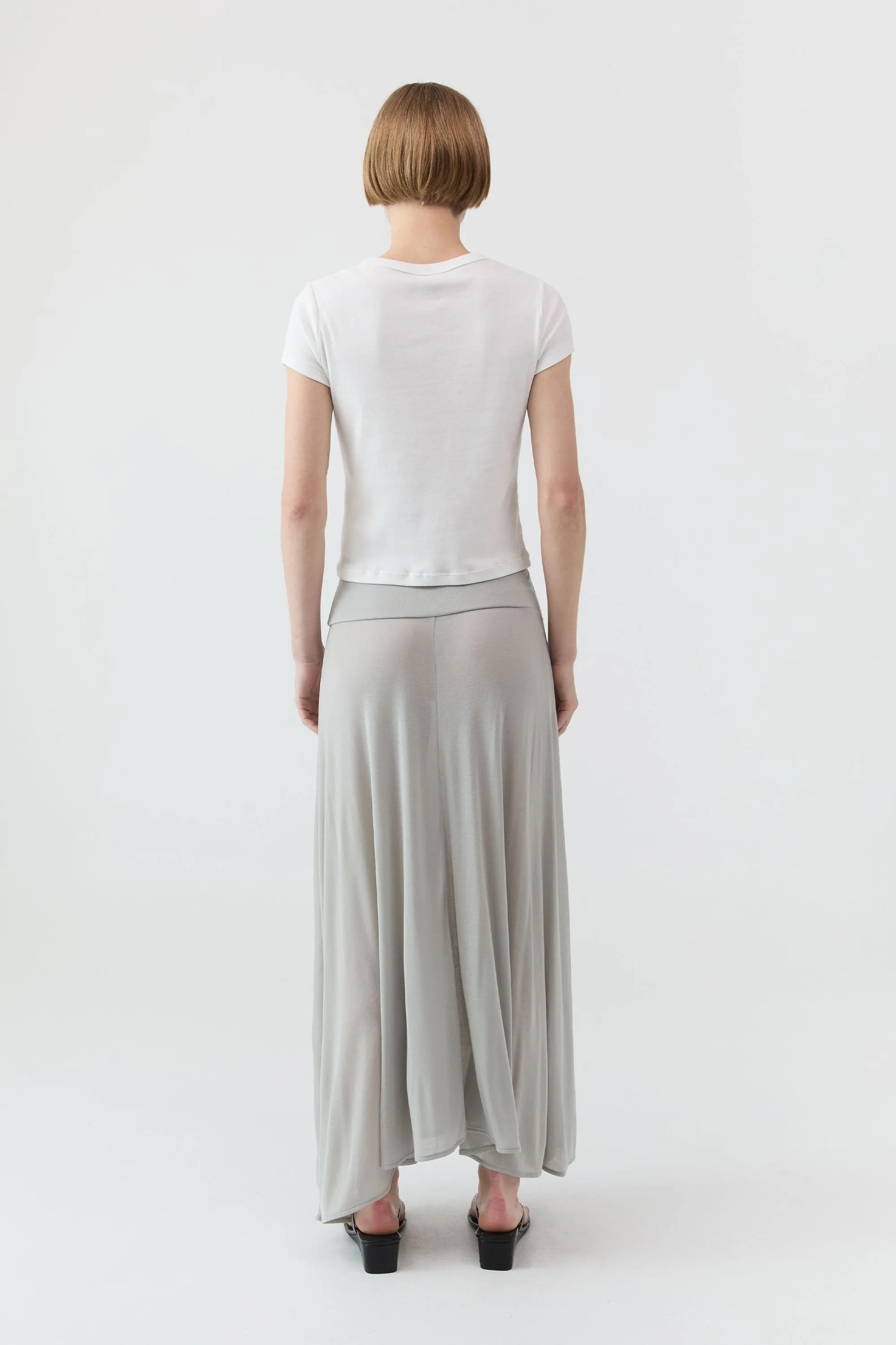 Fluid Jersey Skirt - Soft Ash sold by St. Agni product image thumbnail 4