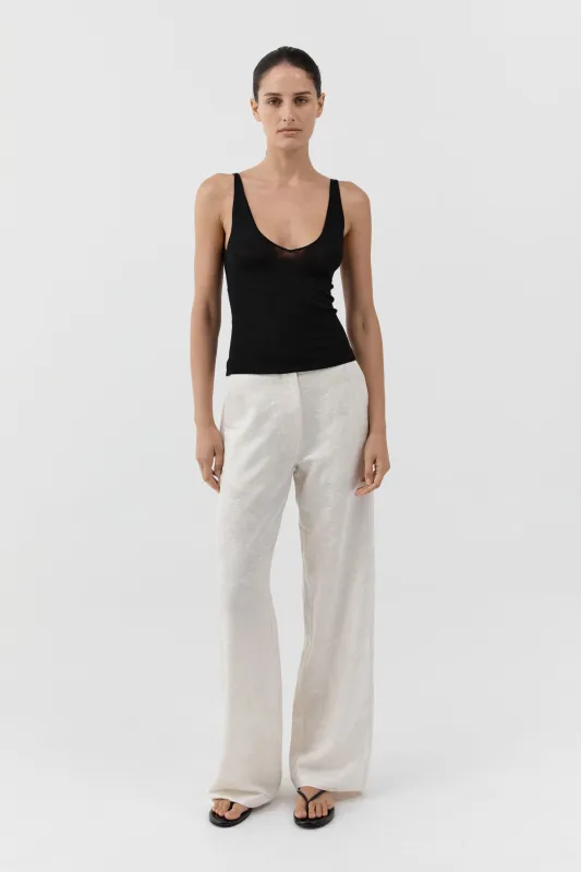 Superfine Merino Wool Top - Black made by St. Agni