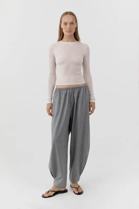 Superfine Merino Wool Long Sleeve Top - Talco made by St. Agni