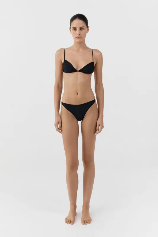 Mid Bikini Brief - Black made by St. Agni