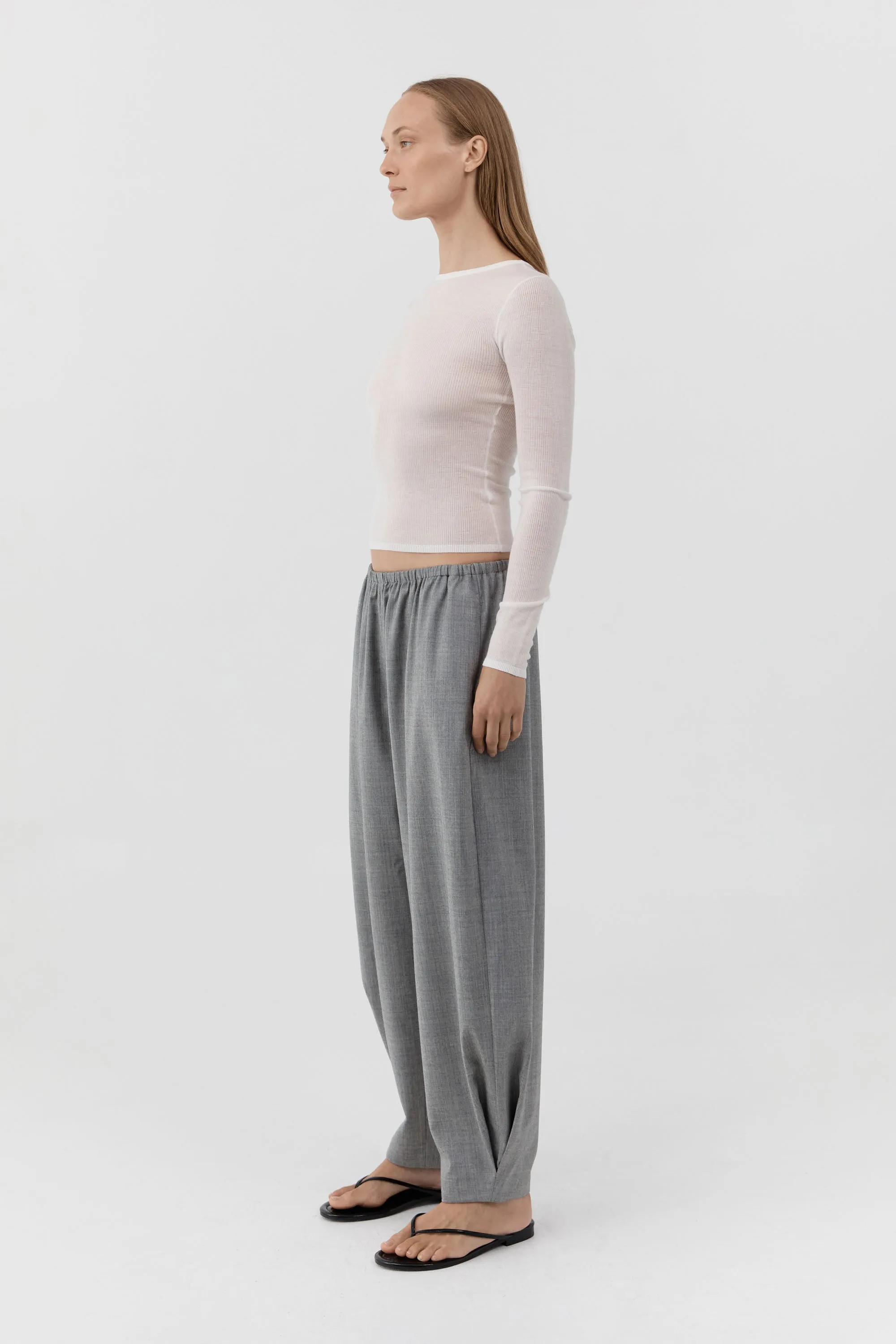 Relaxed Balloon Pants - Cobblestone sold by St. Agni product image thumbnail 5