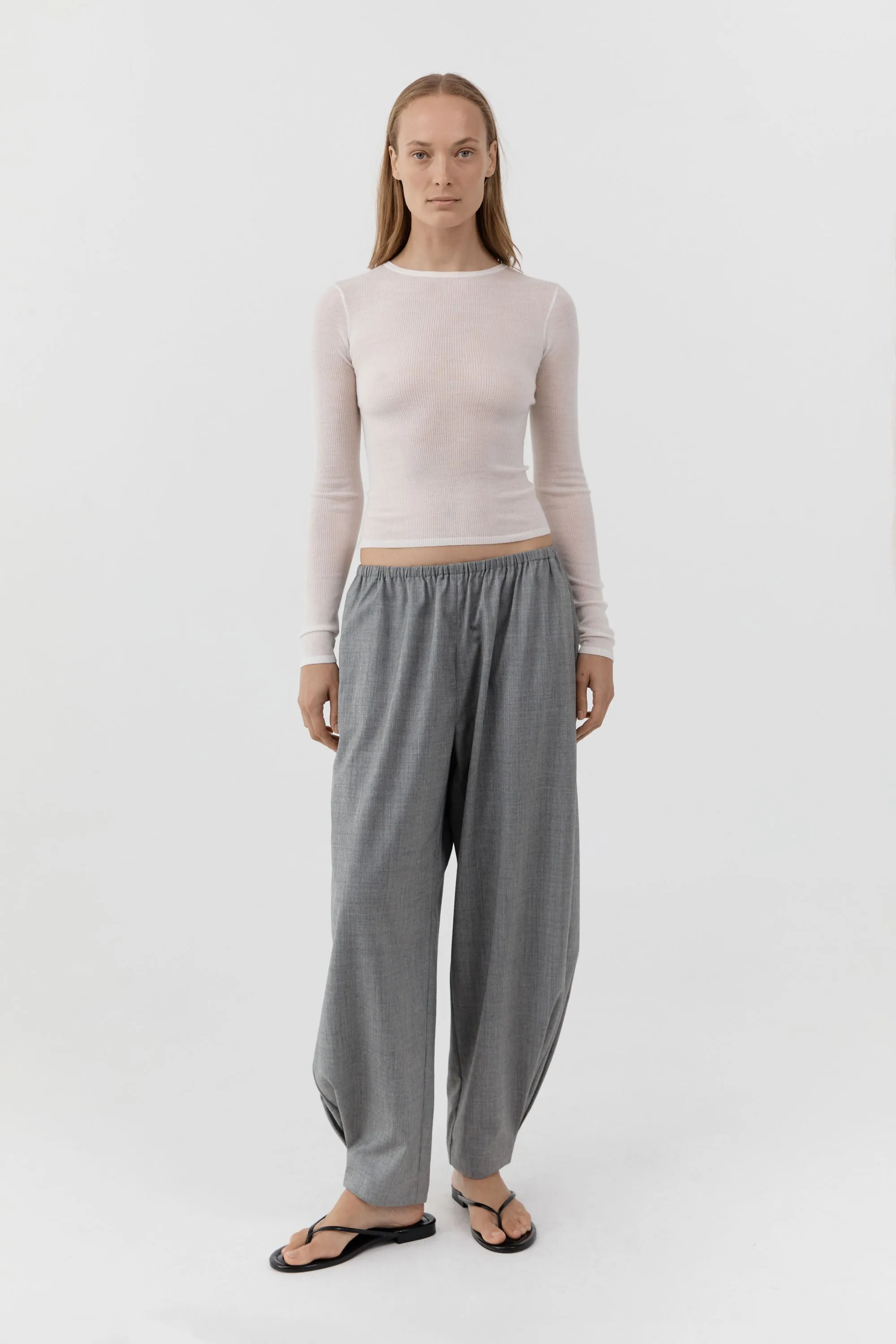 Relaxed Balloon Pants - Cobblestone sold by St. Agni