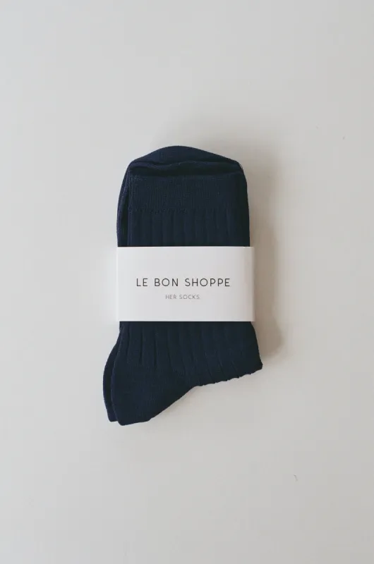Her Socks By Le Bon - Midnight Blue sold by St. Agni