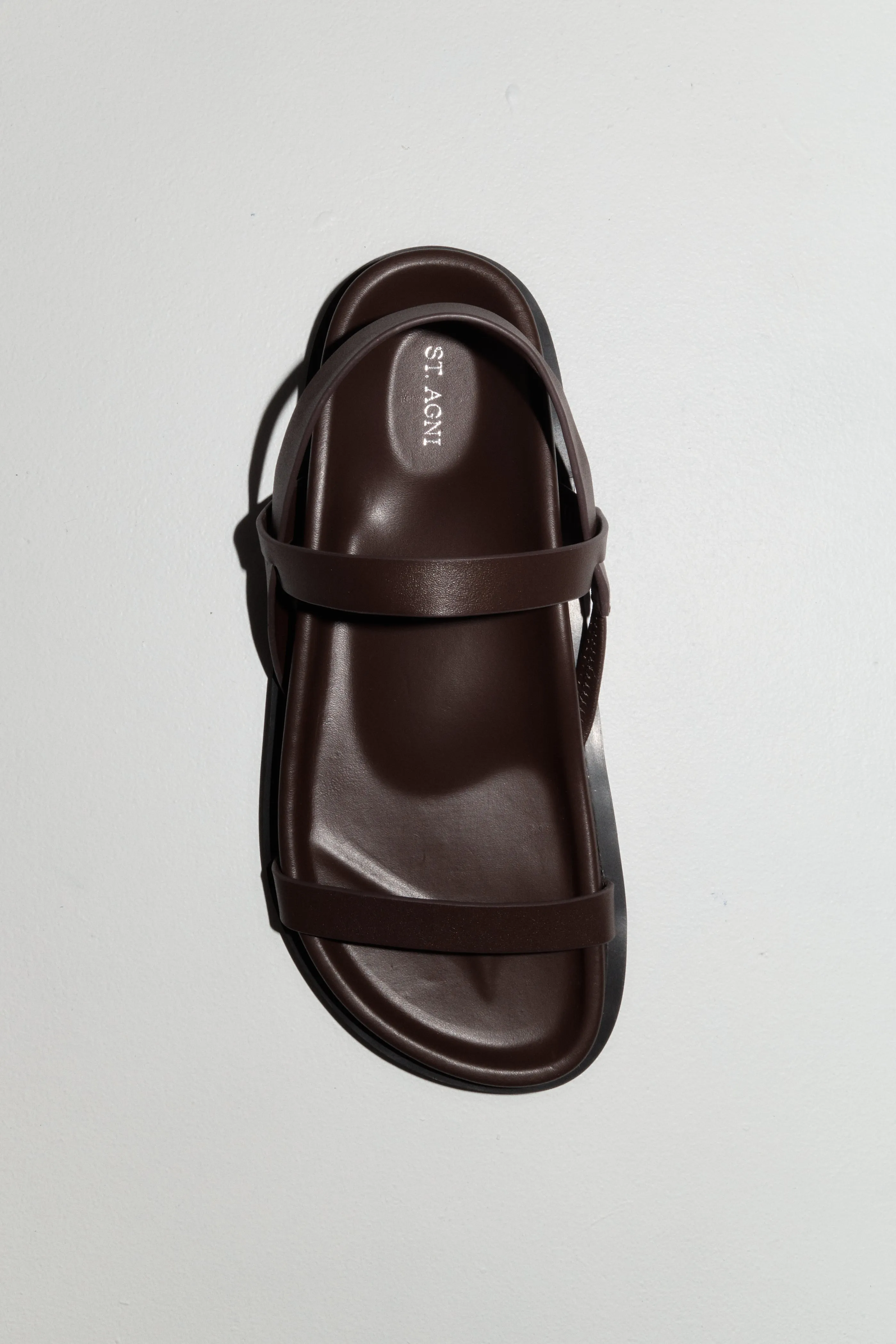 Mio Sandals - Chocolate sold by St. Agni product image thumbnail 2