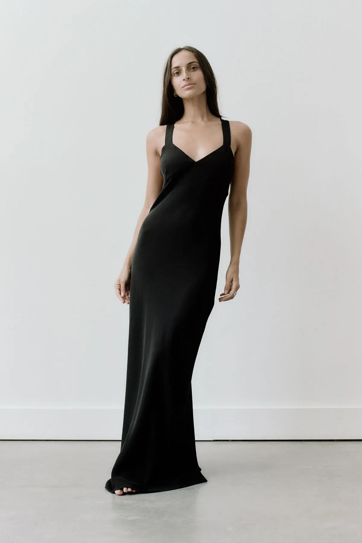 Ring Detail Maxi Dress - Black sold by St. Agni product image thumbnail 4