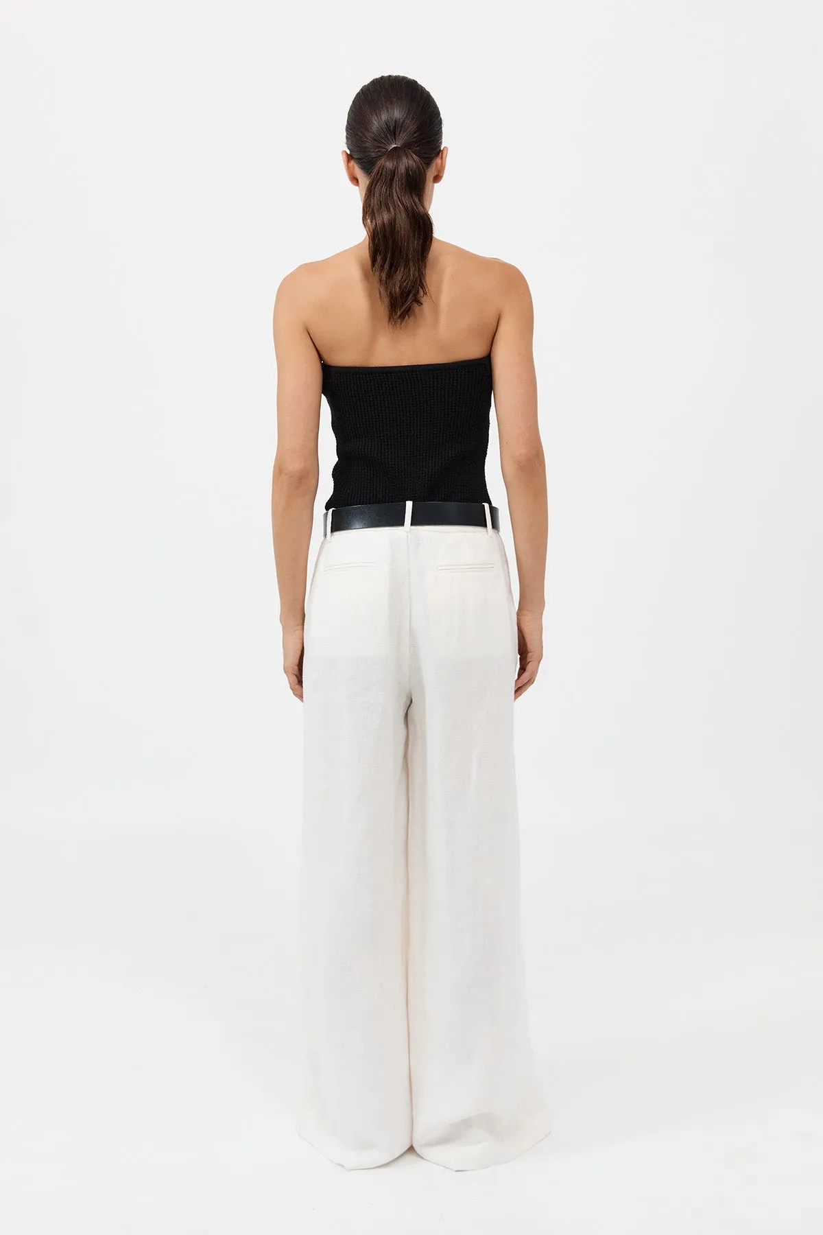 Tailored Linen Pants - Ivory sold by St. Agni product image thumbnail 5
