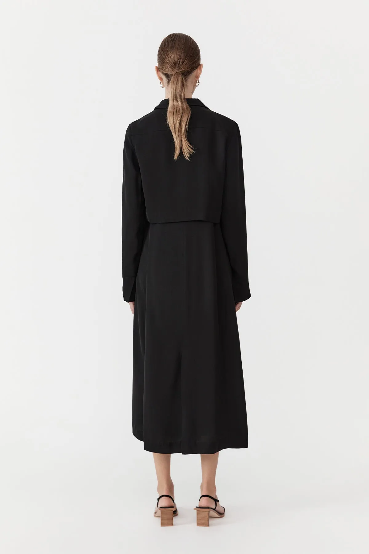 amerge. アメルジュ JQ slit trench tops BLACK img81138_src.webp