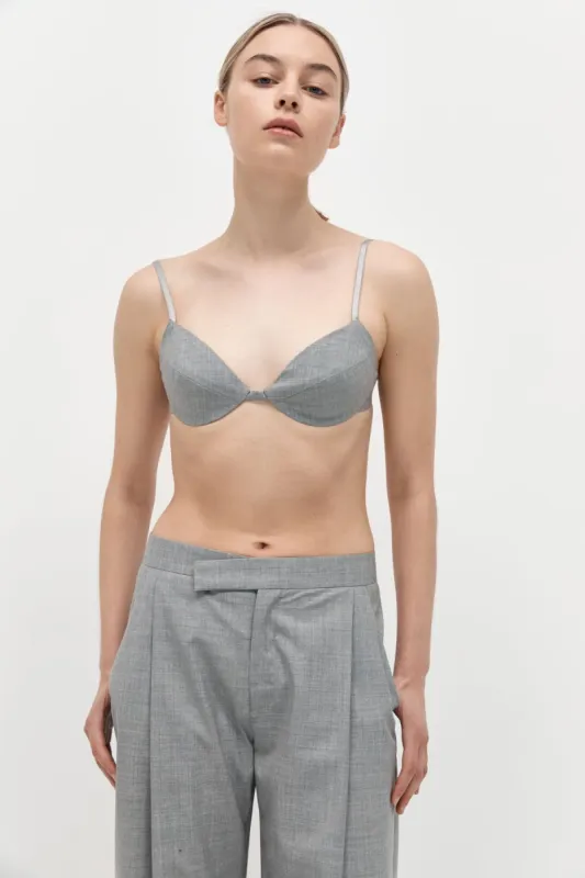 Tailored Bralette - Grey sold by St. Agni