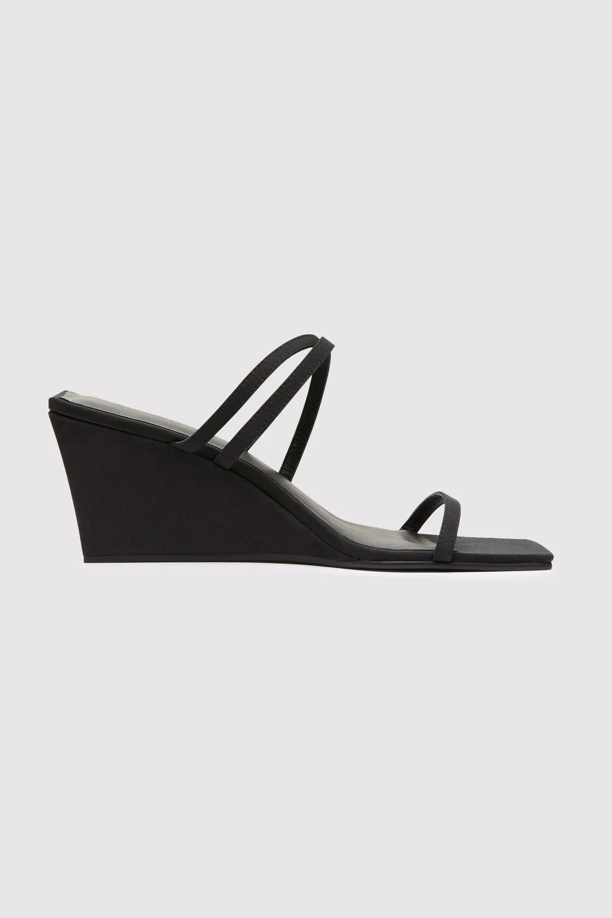 Cross Strap Wedge - Black sold by St. Agni product image thumbnail 5