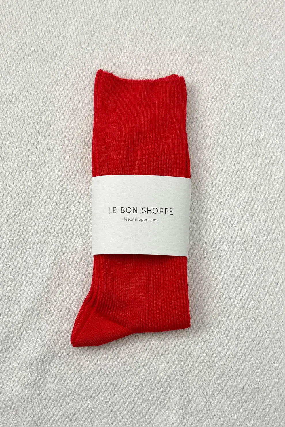 Trouser Socks By Le Bon - Red Lipstick sold by St. Agni