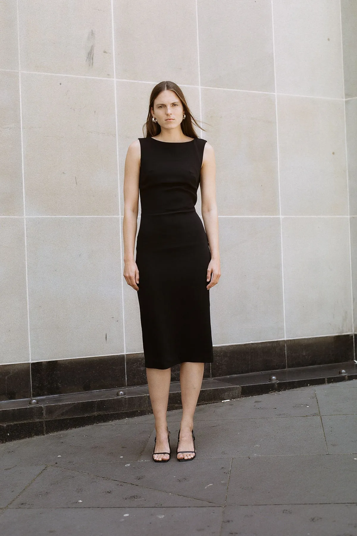 Cut Out Midi Dress - Black sold by St. Agni product image thumbnail 5