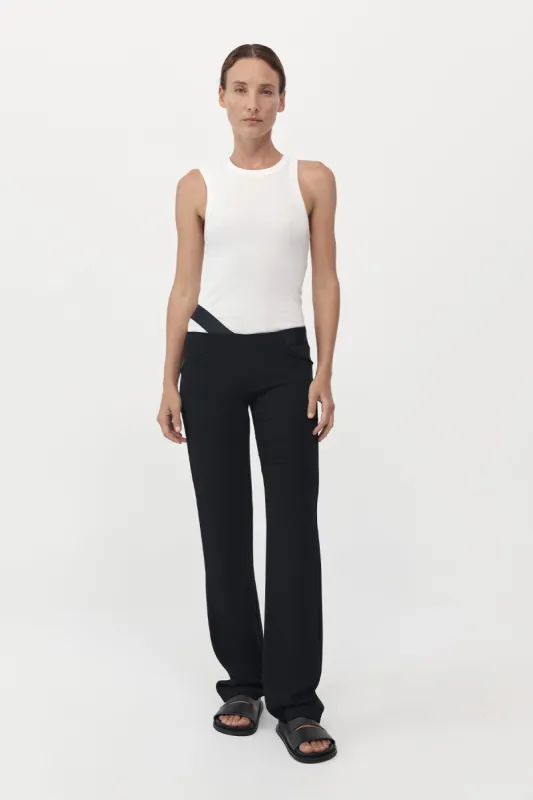 Deconstructed Trousers - Black made by St. Agni