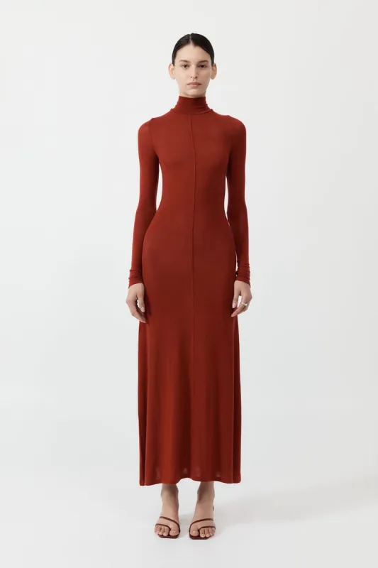 Jersey Maxi Dress - Rouge sold by St. Agni