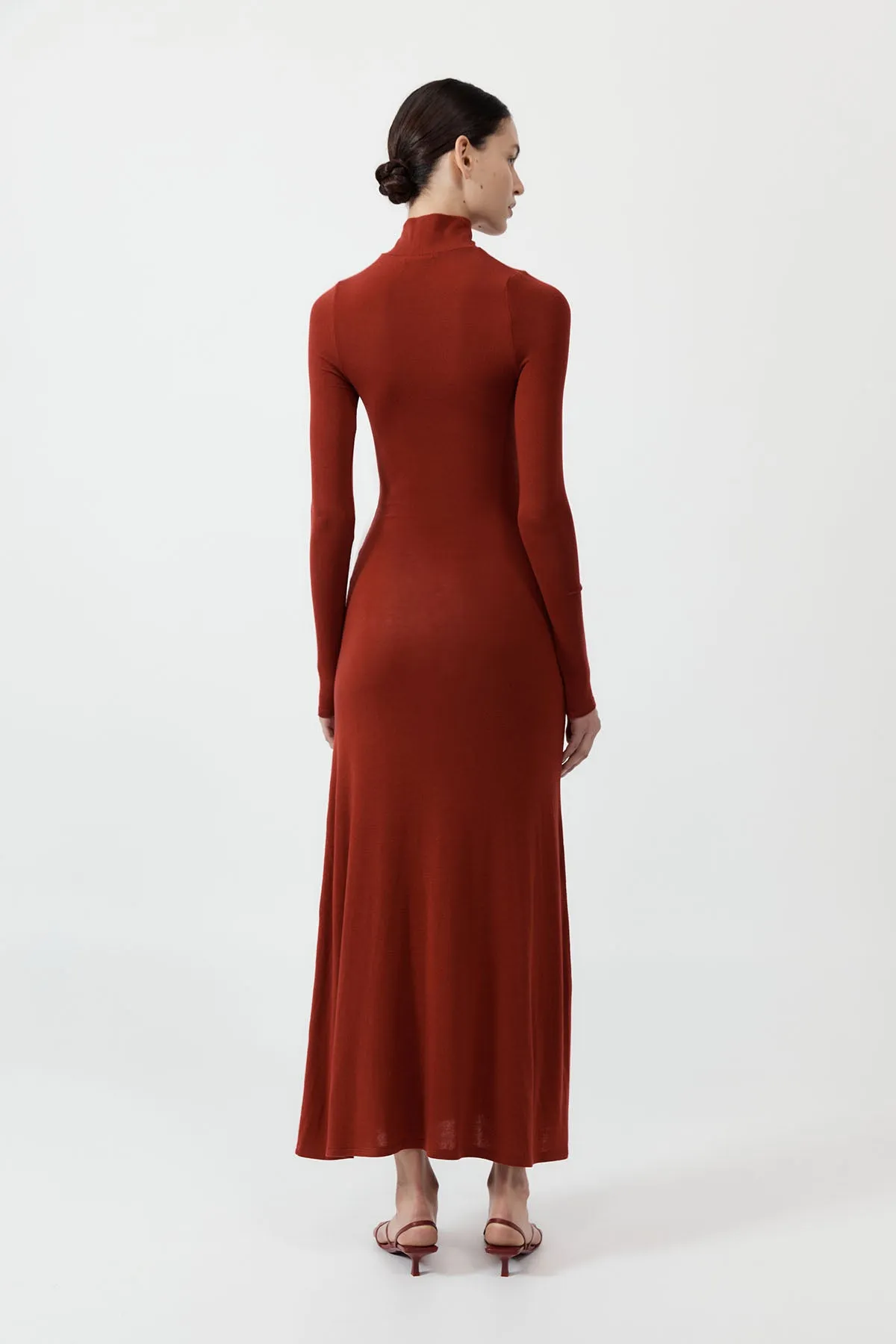 Jersey Maxi Dress - Rouge sold by St. Agni product image thumbnail 4