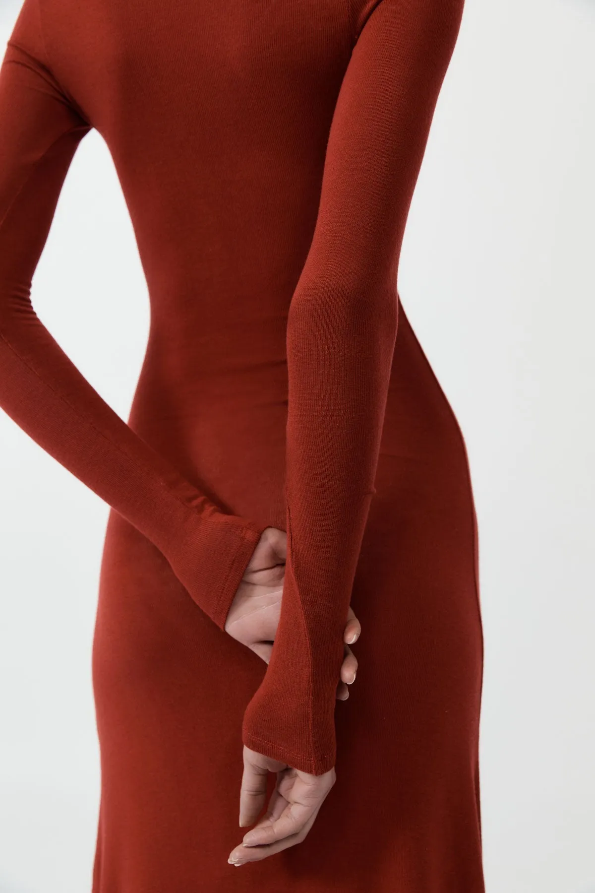 Jersey Maxi Dress - Rouge sold by St. Agni product image thumbnail 3