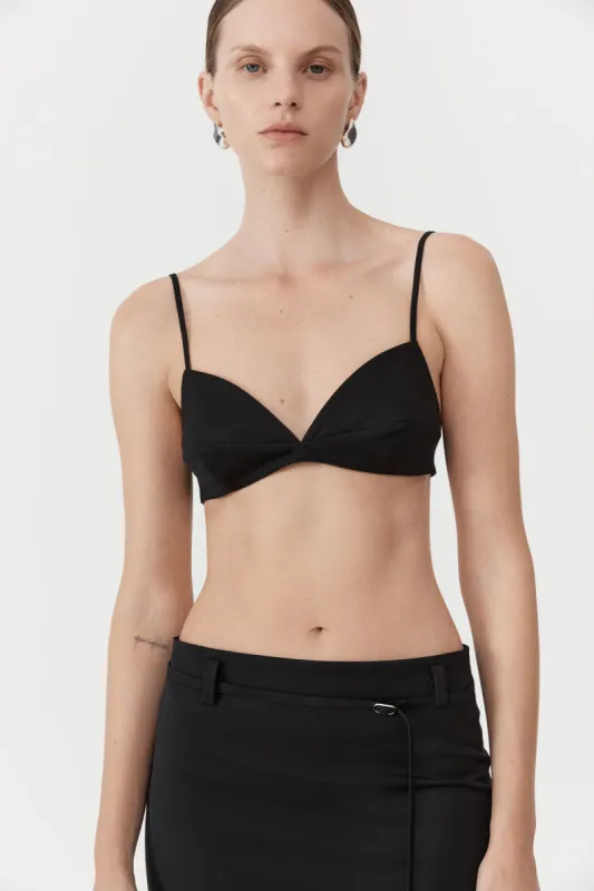 Utilitarian Bralette - Black sold by St. Agni