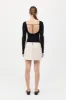 Leather Mini Skirt - Tofu sold by St. Agni