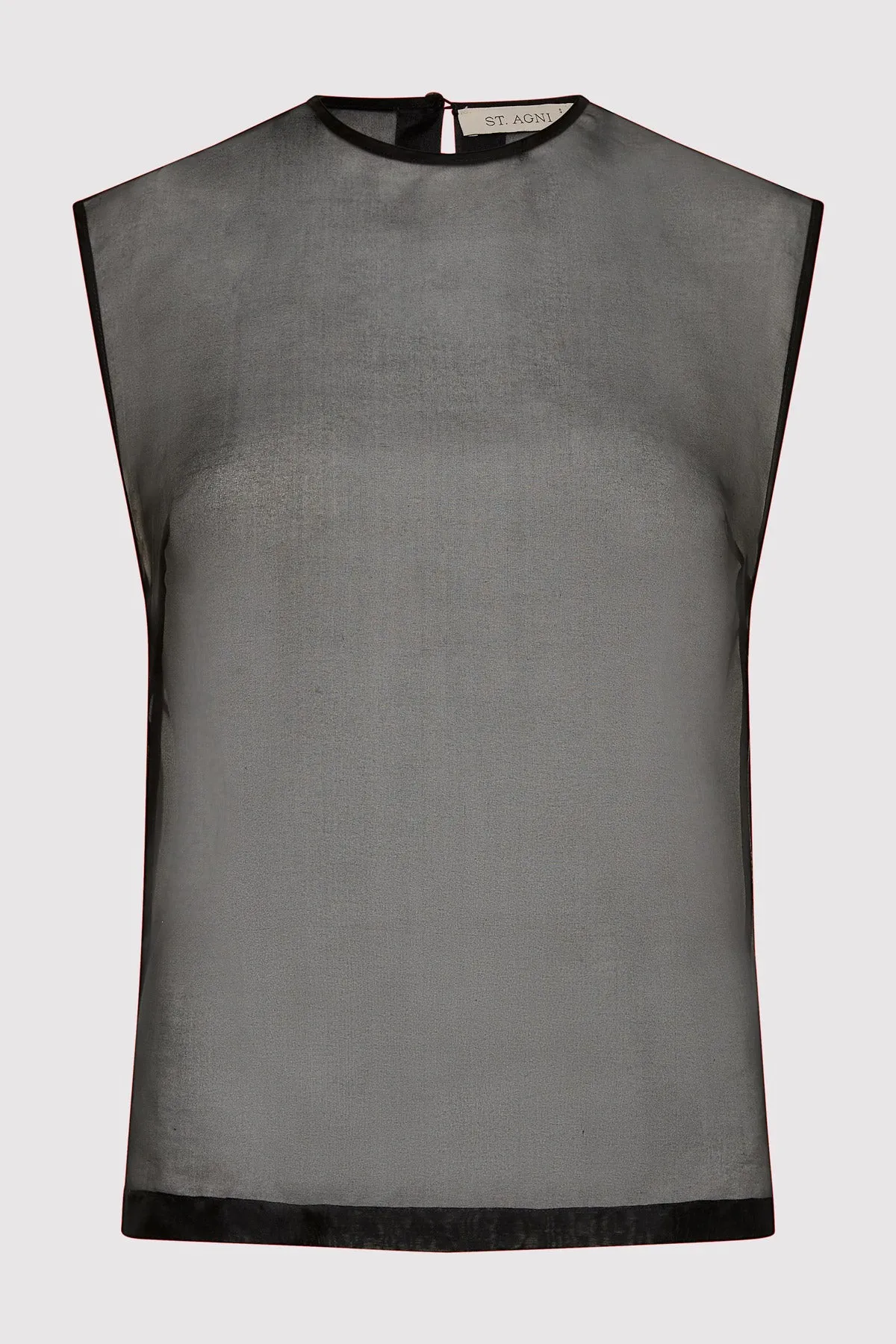 Sheer Organza Top - Black sold by St. Agni product image thumbnail 5