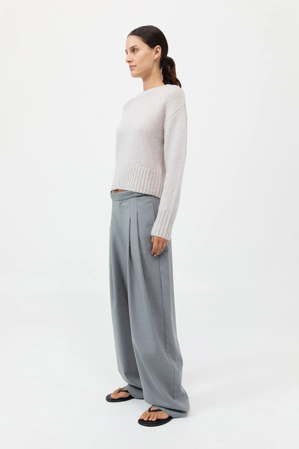 Wool Cashmere Blend Sweater - Mist sold by St. Agni product image thumbnail 3
