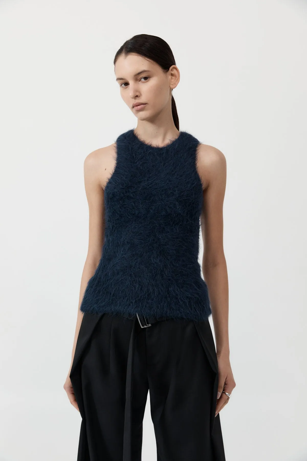 Alpaca Tank - Midnight Blue sold by St. Agni