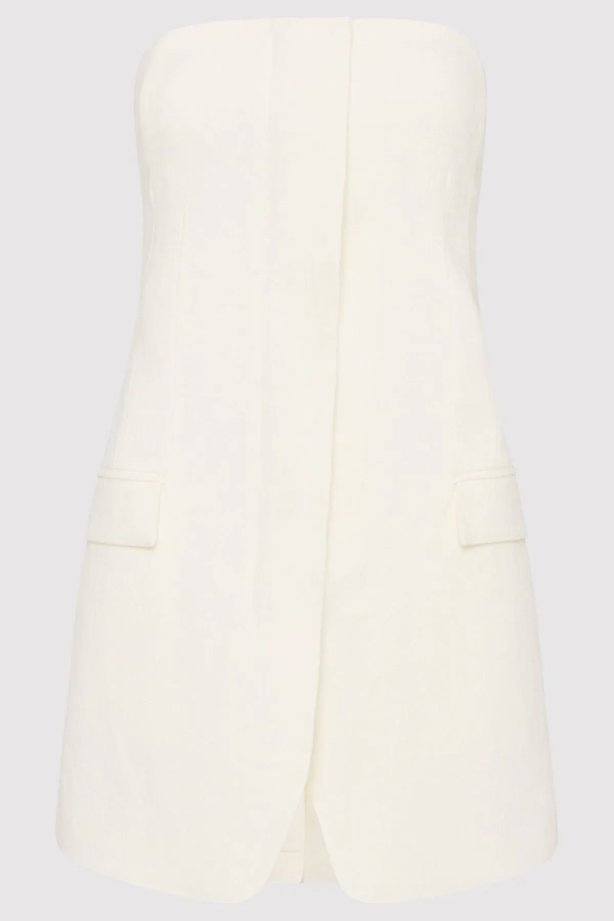 Tailored Strapless Top - Ivory sold by St. Agni product image thumbnail 5