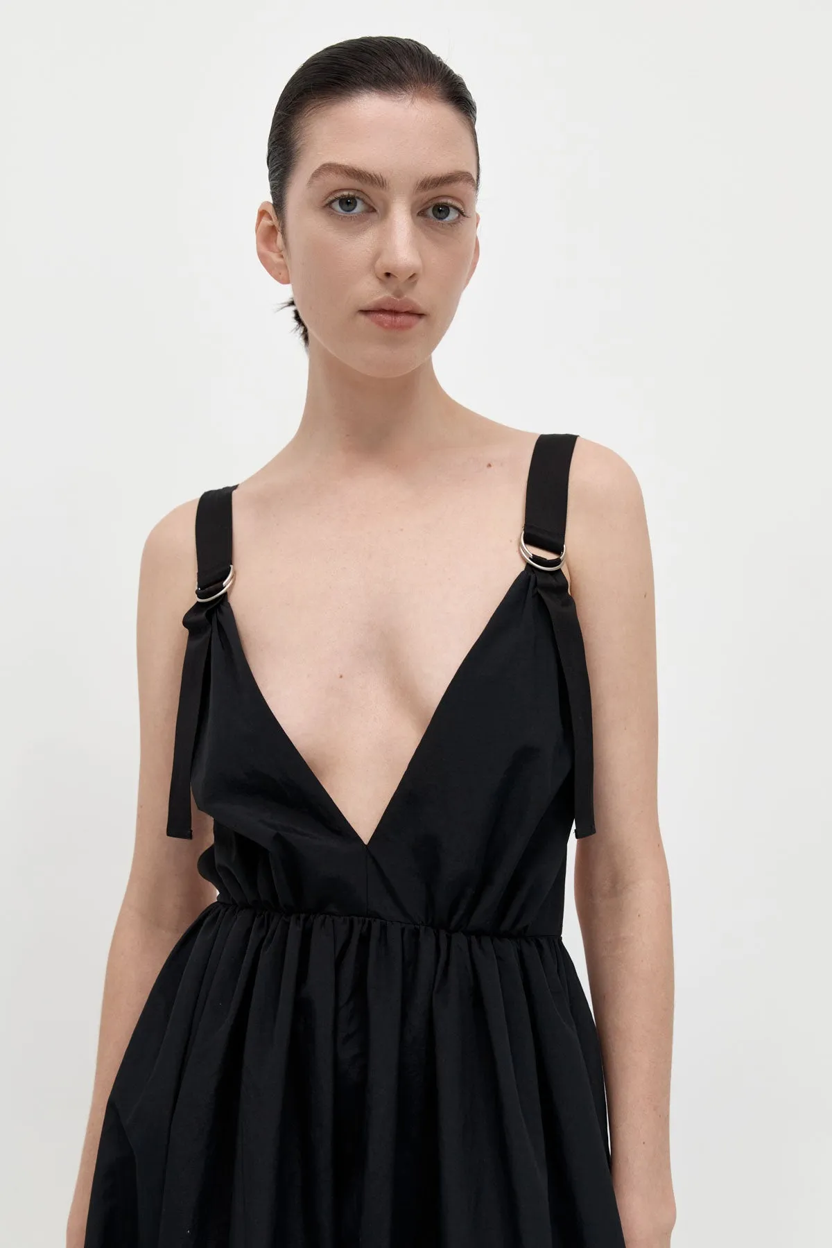 Plunge Sun Dress - Black sold by St. Agni product image thumbnail 4