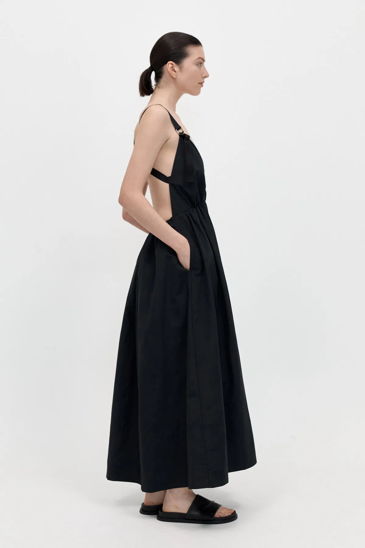 Plunge Sun Dress - Black sold by St. Agni product image thumbnail 3