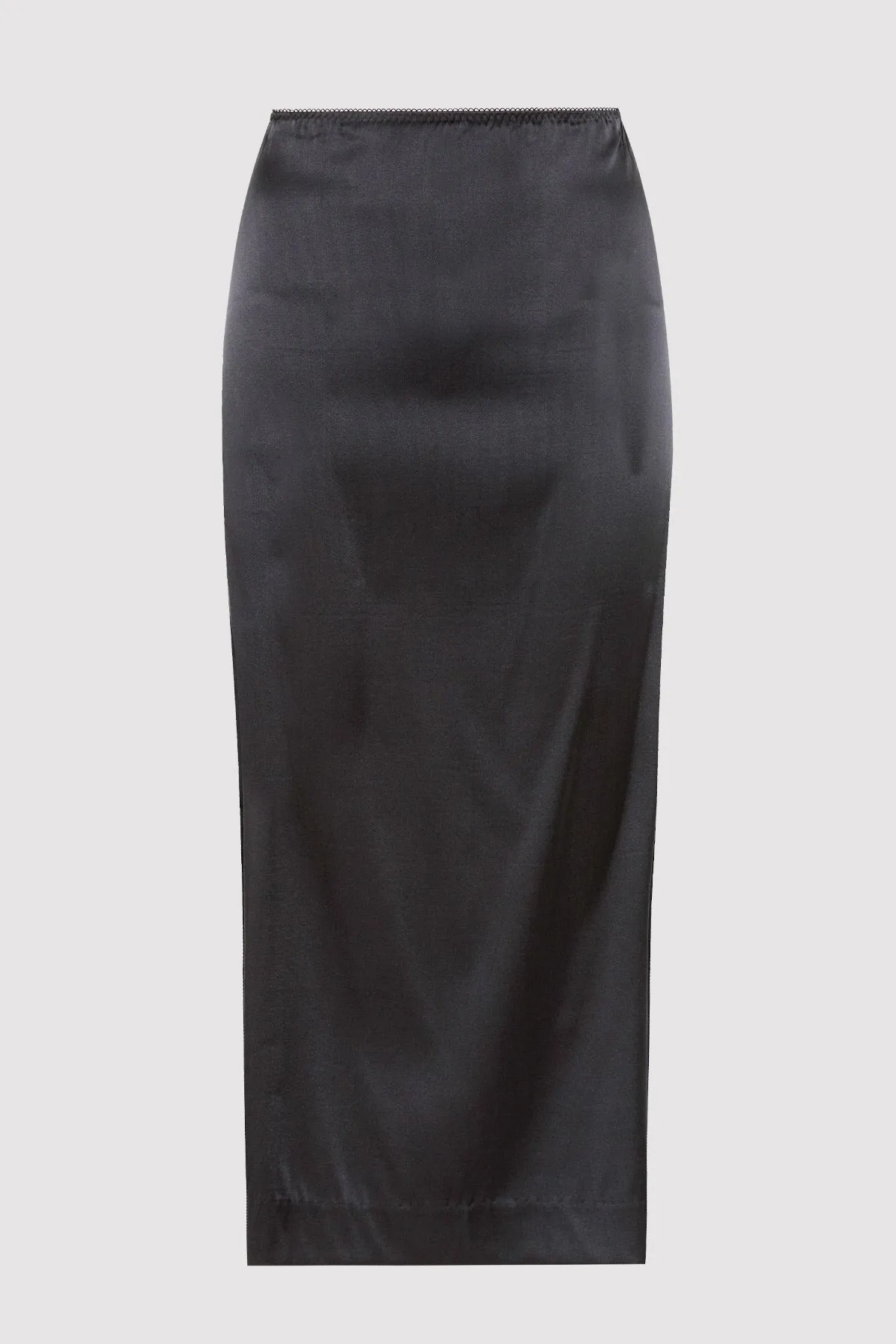 Soft Silk Midi Skirt - Washed Black sold by St. Agni product image thumbnail 5