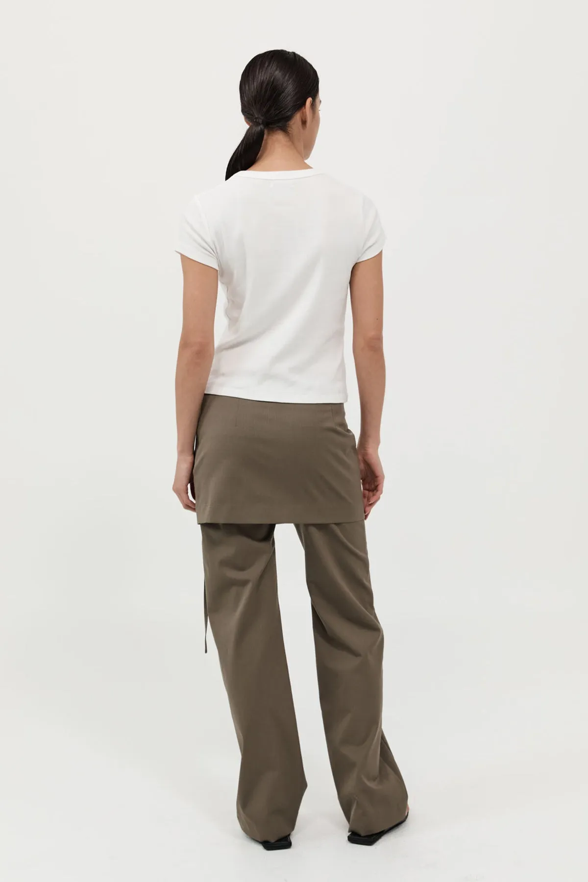 Utilitarian Pocket Mini Skirt - Kelp sold by St. Agni product image thumbnail 3