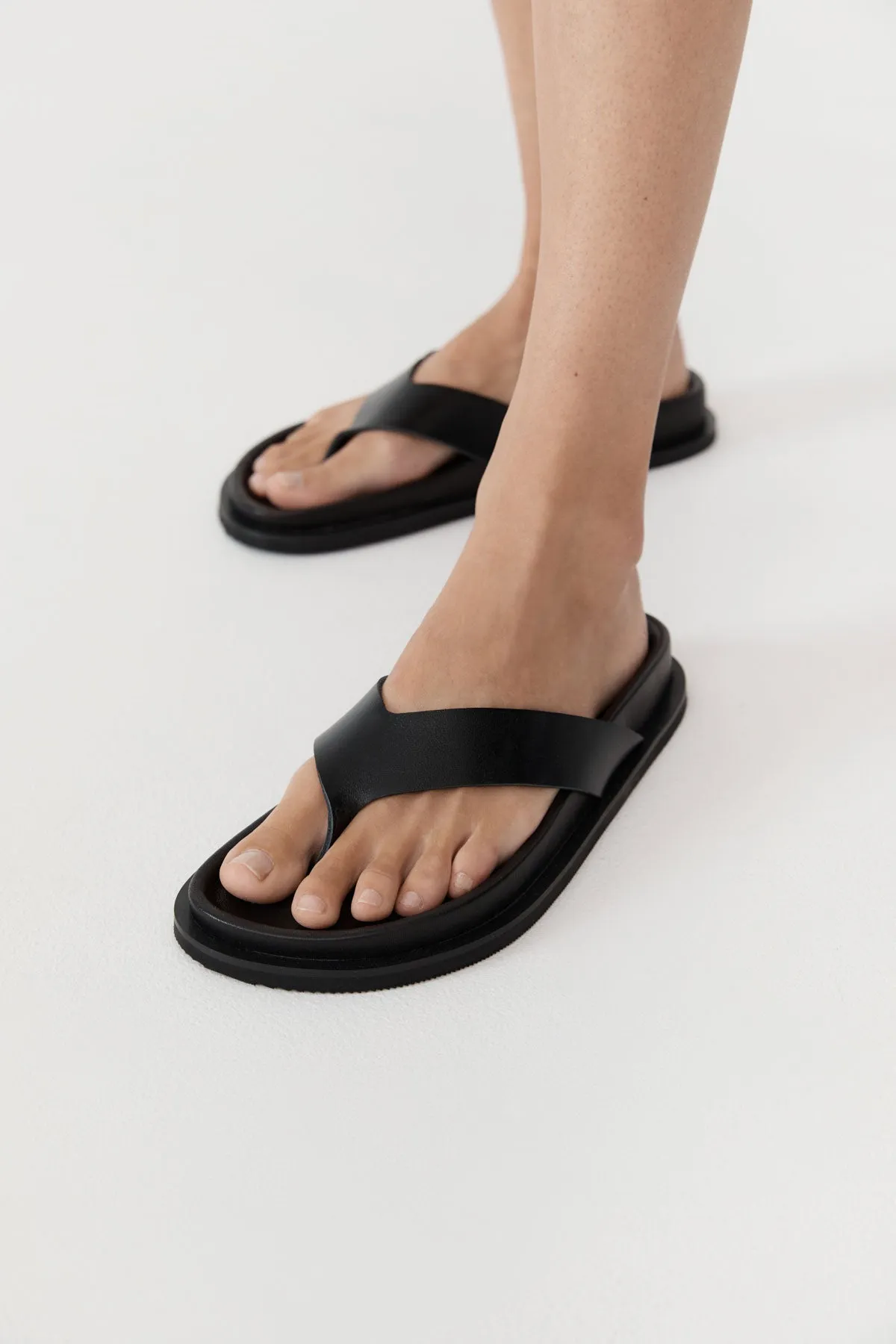 Thong Slide - Black sold by St. Agni product image thumbnail 2