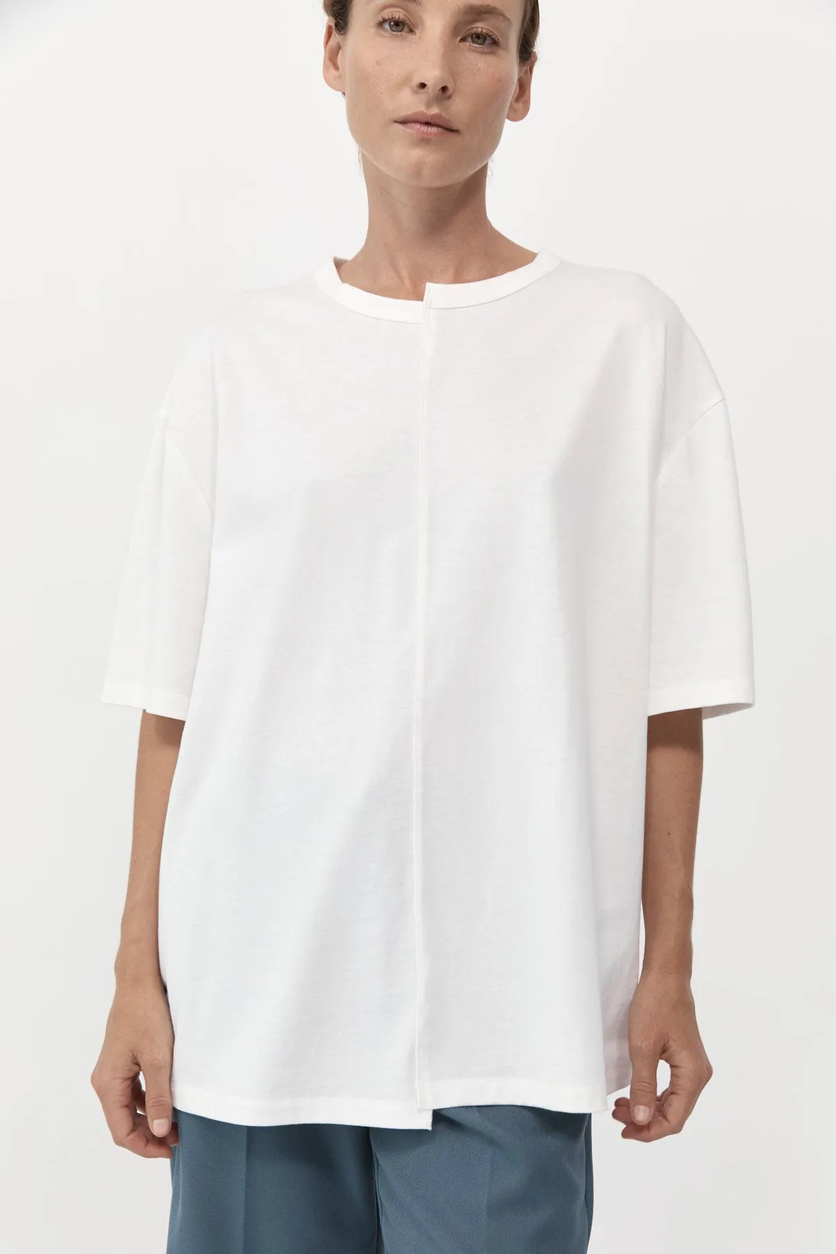 Deconstructed T-Shirt - White sold by St. Agni product image thumbnail 2