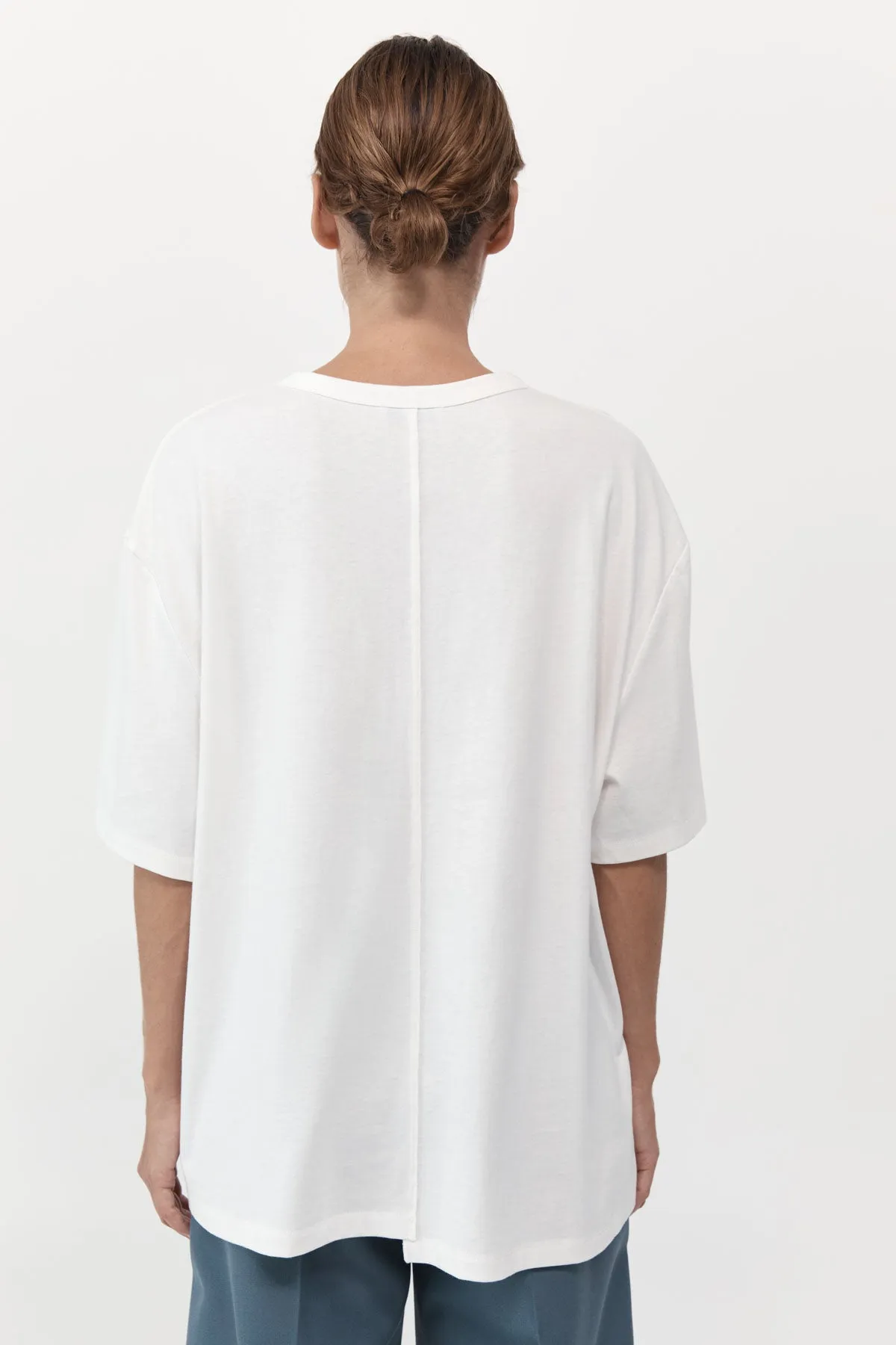 Deconstructed T-Shirt - White sold by St. Agni product image thumbnail 4
